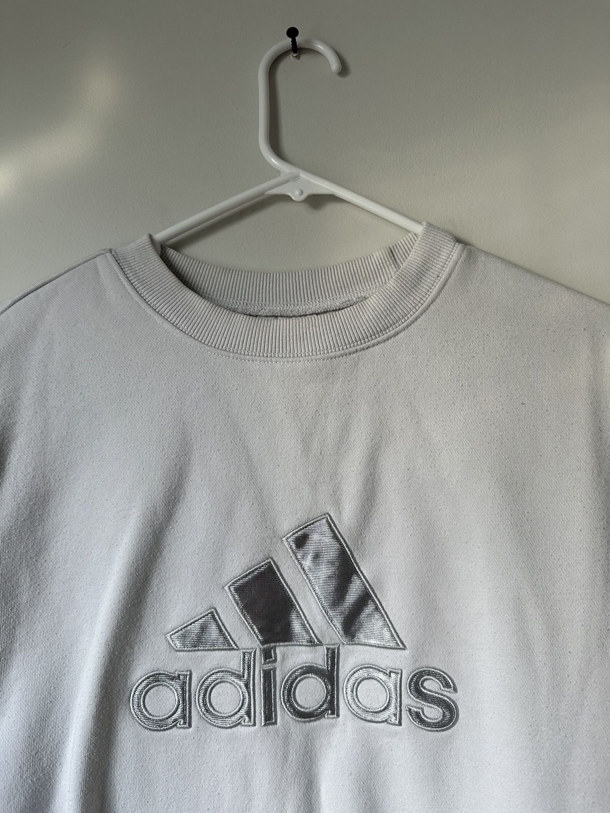 Adidas × Vintage Vintage Adidas Embroidered Sweatshirt Size US L / EU 52-54 / 3 - 3 Thumbnail