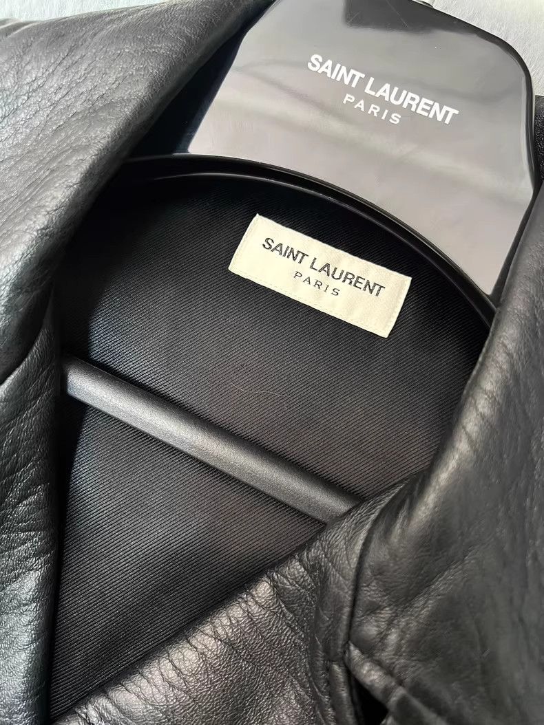 Saint Laurent Paris saint laurent black leather jacket Size US M / EU 48-50 / 2 - 6 Thumbnail
