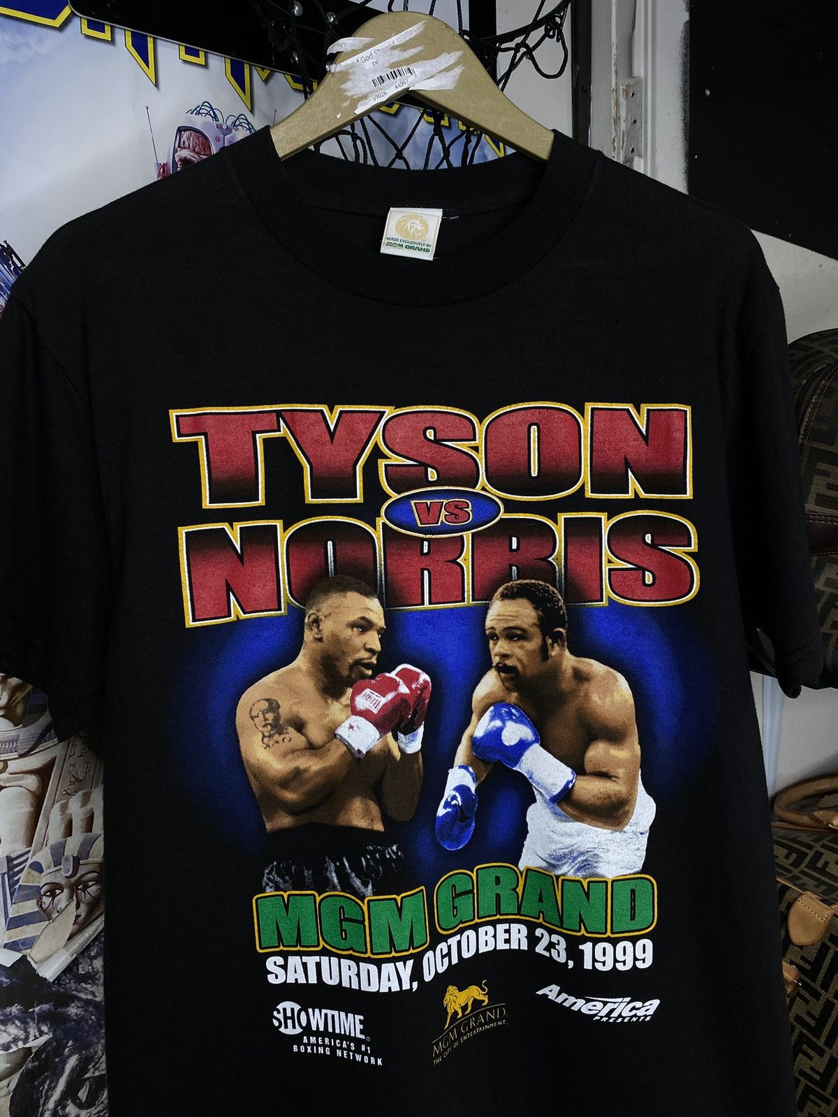 Vintage Vintage 90’s Mike Tyson Boxing T-Shirt MGM Promo Tee Medium Size US M / EU 48-50 / 2 - 2 Thumbnail