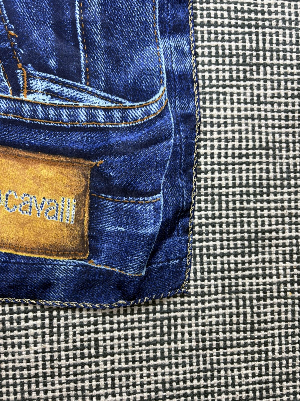 Roberto Cavalli rare y2k Roberto Cavalli trompe l’oeil silk handkerchief Size ONE SIZE - 9 Thumbnail