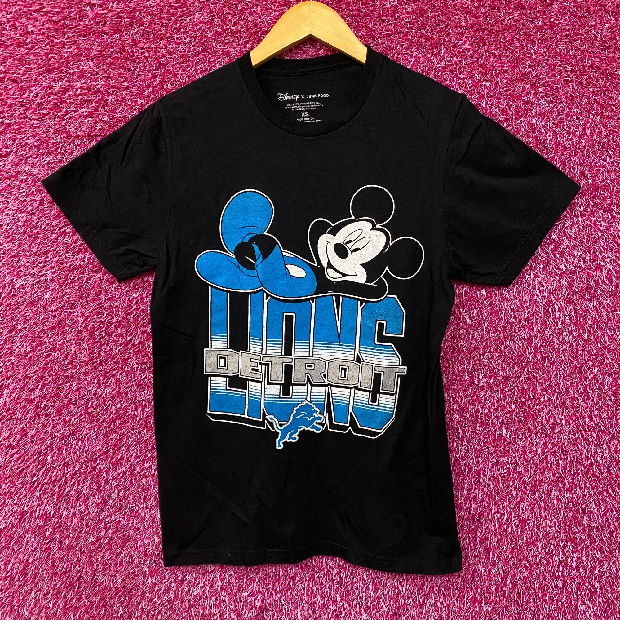 Disney Disney x Junk Food NFL Detroit Lions Mickey Mouse Kick Back Size US XS / EU 42 / 0 - 1 Thumbnail