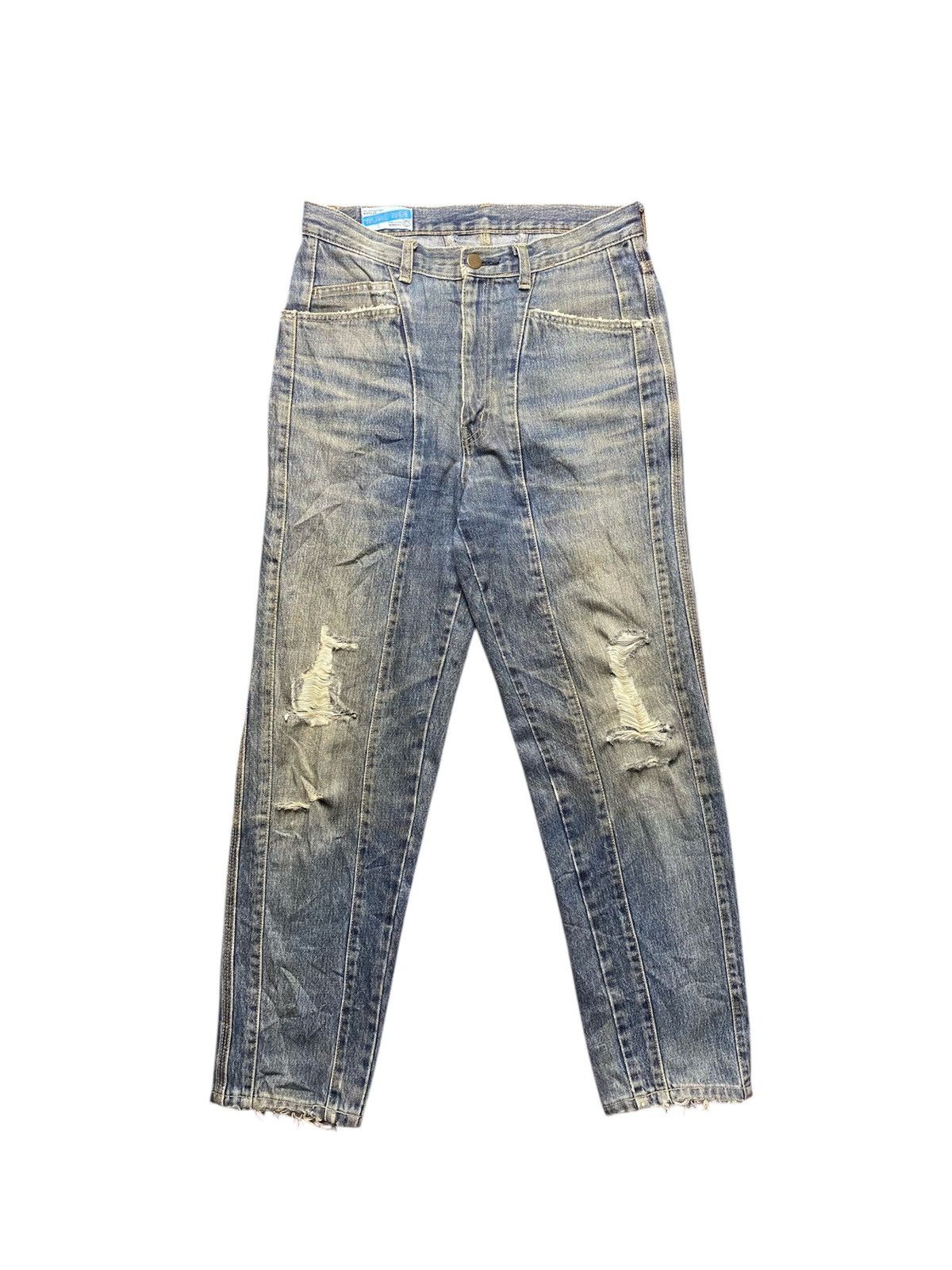 Vintage Vintage Bobson International Distressed Faded Jeans Size US 29 - 1 Thumbnail