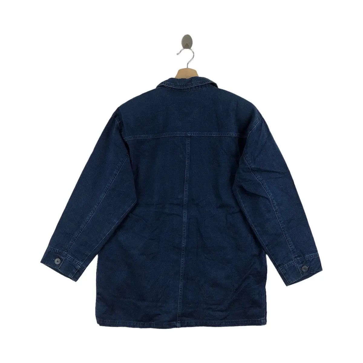 Vintage Vtg PEPPER ANGEL JAPAN Pure Indigo Chore Denim Jacket Jeans Size US M / EU 48-50 / 2 - 5 Thumbnail
