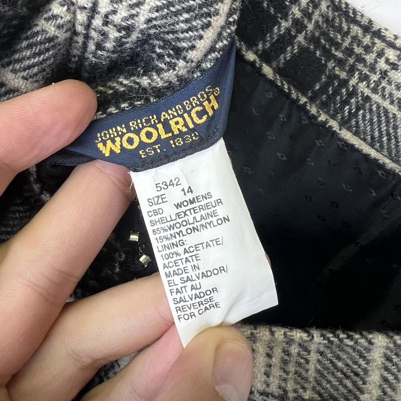 Woolrich Woolen Mills Woolrich Women's Vintage Plaid Maxi Skirt with Fringe Hem Size 36" / US 14 / IT 50 - 6 Thumbnail