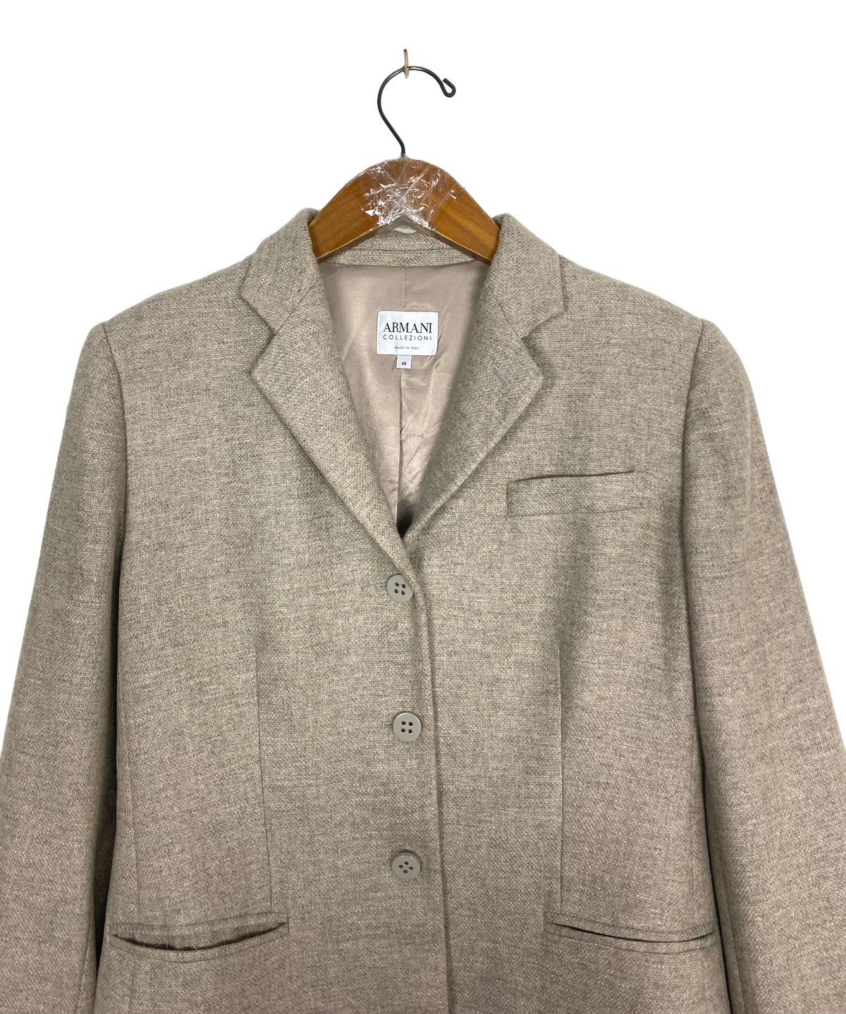 Armani Rare‼️ Armani Collezioni Wool Coat Blazer Made in Italy Size M / US 6-8 / IT 42-44 - 4 Thumbnail