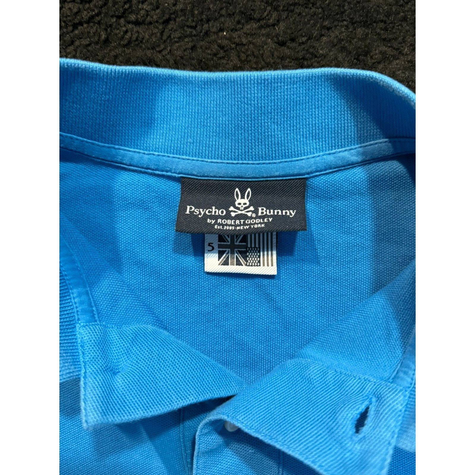 Psycho Bunny Psycho Bunny Polo Shirt Men’s Size 5 Blue Skull Bunny Logo Size US S / EU 44-46 / 1 - 3 Thumbnail