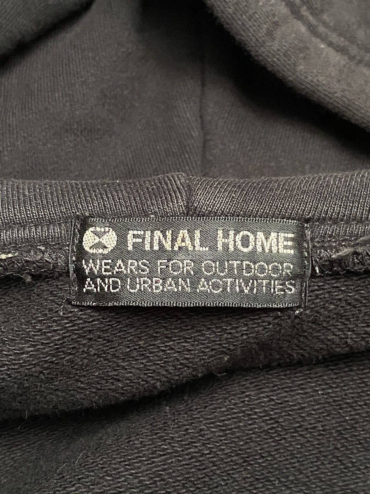 Rare Design Vintage Final Home Asymmetrical Hoodie 2000s