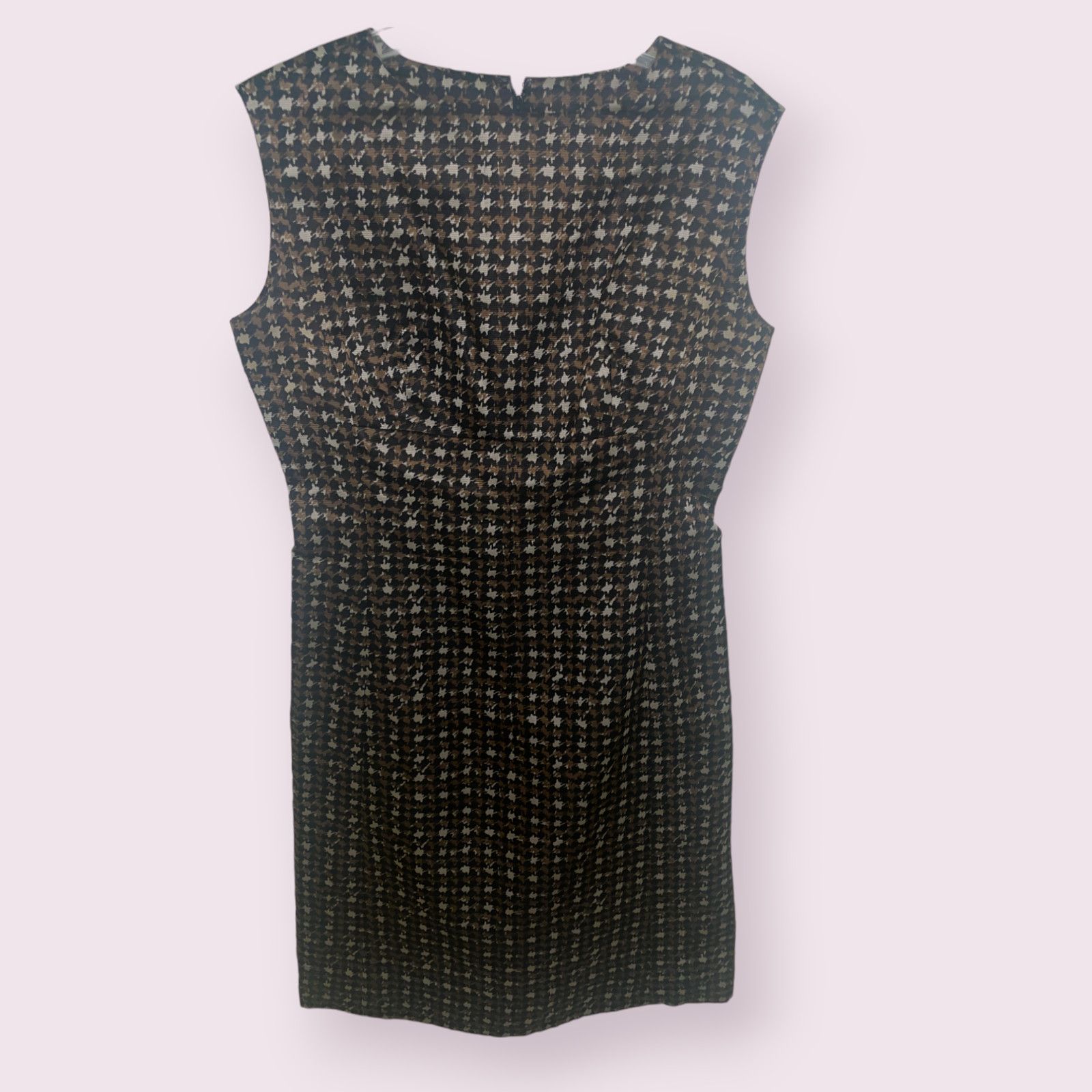 image of Christian Dior Monsieur Vintage 1960S Christian Dior Check Shift Dress In Euc in Brown, Women's