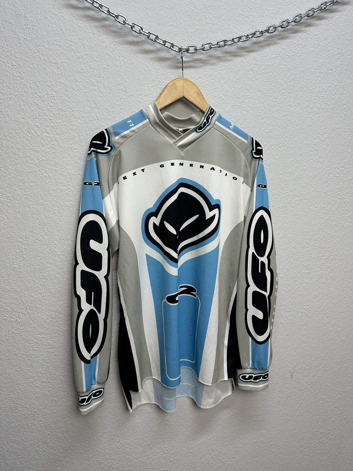 Vintage Vintage UFO Action Motocross Rare Longsleeve Jersey 90’s Y2K Size US M / EU 48-50 / 2 - 3 Thumbnail