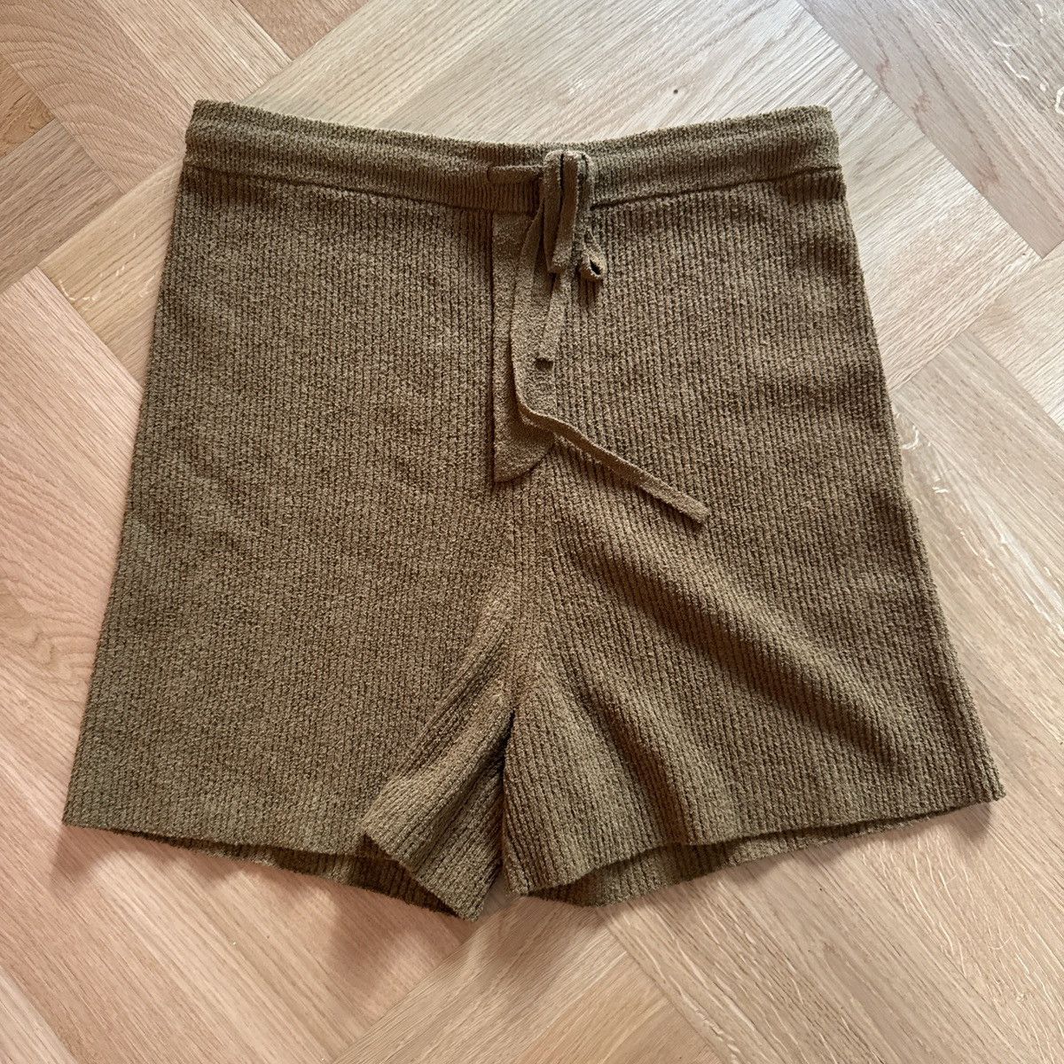 Nanushka Nanushka Drawstring Bouclé Shorts Size US 33 - 1 Thumbnail
