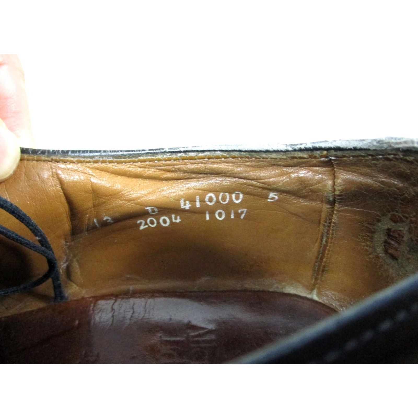 Allen Edmonds Allen Edmonds Dress Mens Black Byron Shoes Size Cap Toe Oxford Made USA Size ONE SIZE - 6 Thumbnail