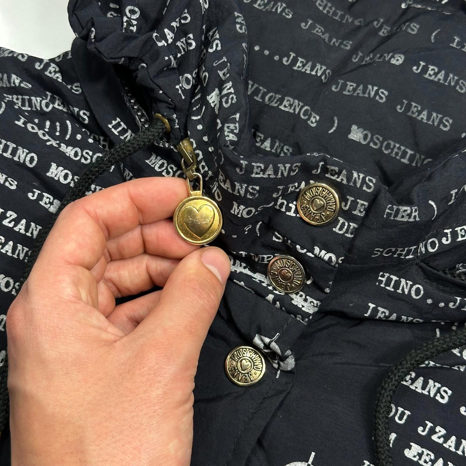 Moschino Moschino Jeans 90’s Typewriter Goose Down Puffer Jacket - XL Size US XL / EU 56 / 4 - 5 Thumbnail