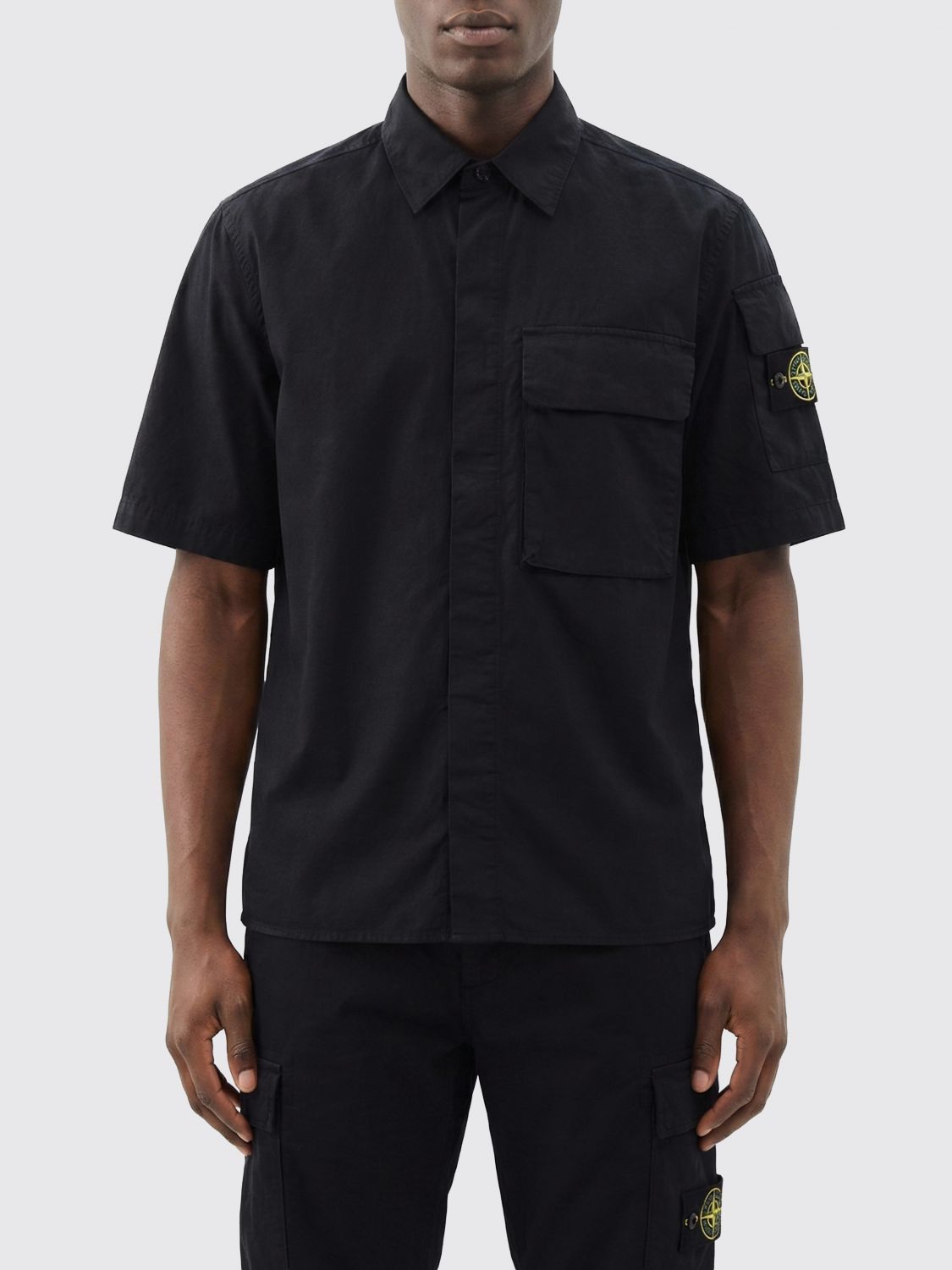 Stone Island Stone Island Shirt Men Black Size US XXL / EU 58 / 5 - 1 Thumbnail