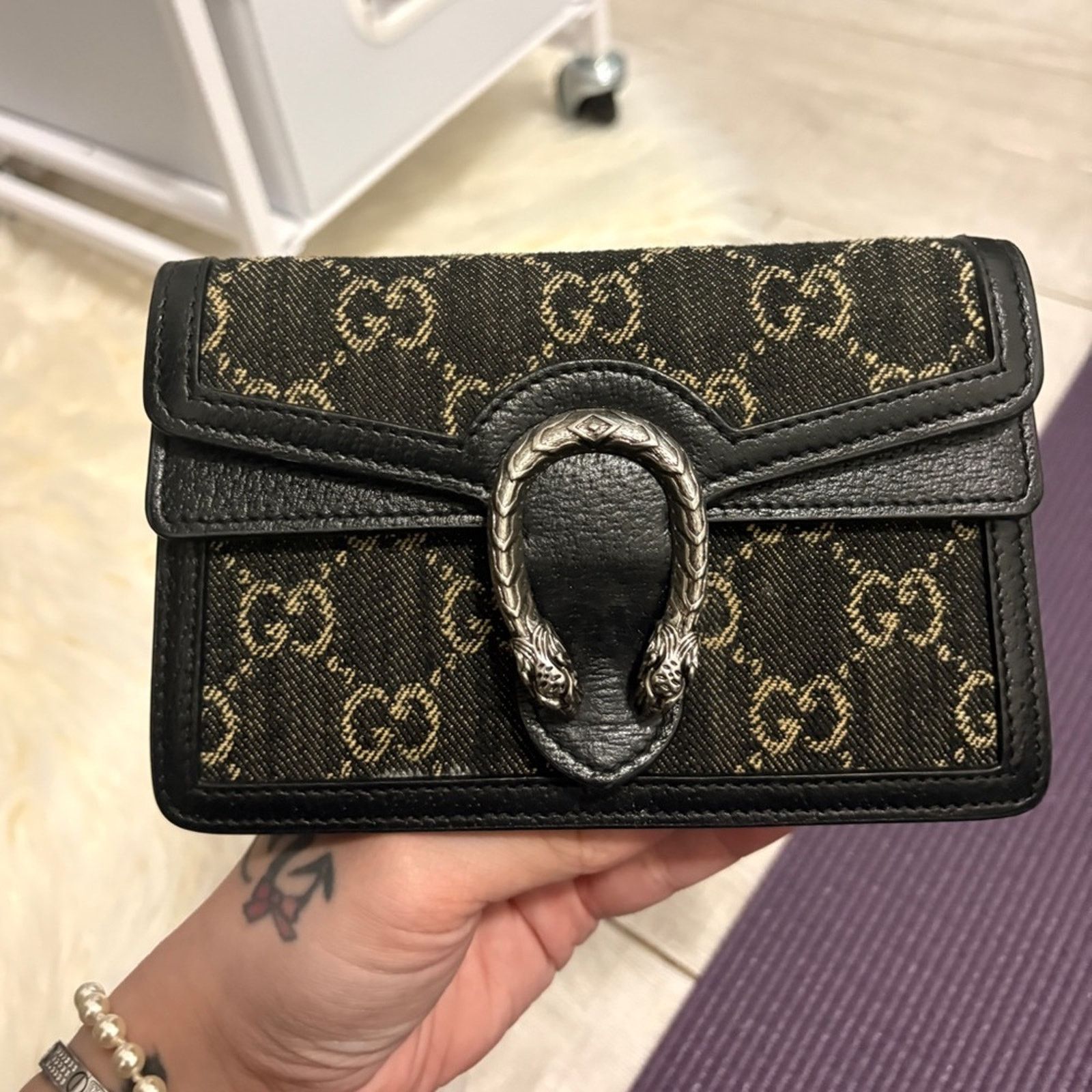 Gucci Gucci Dionysus Mini GG Authentic Denim Bag (item #155) Size ONE SIZE - 6 Thumbnail