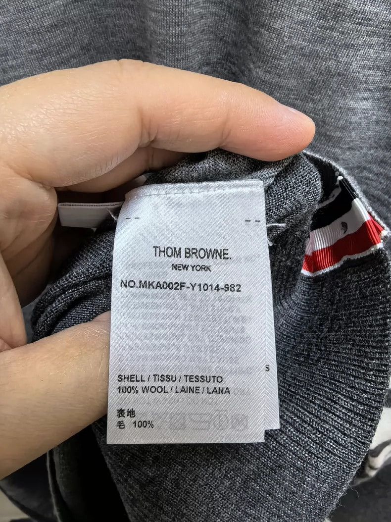 Thom Browne Thom browne Color-blocked wool sweater 2503-Nextarrow Size US L / EU 52-54 / 3 - 7 Thumbnail