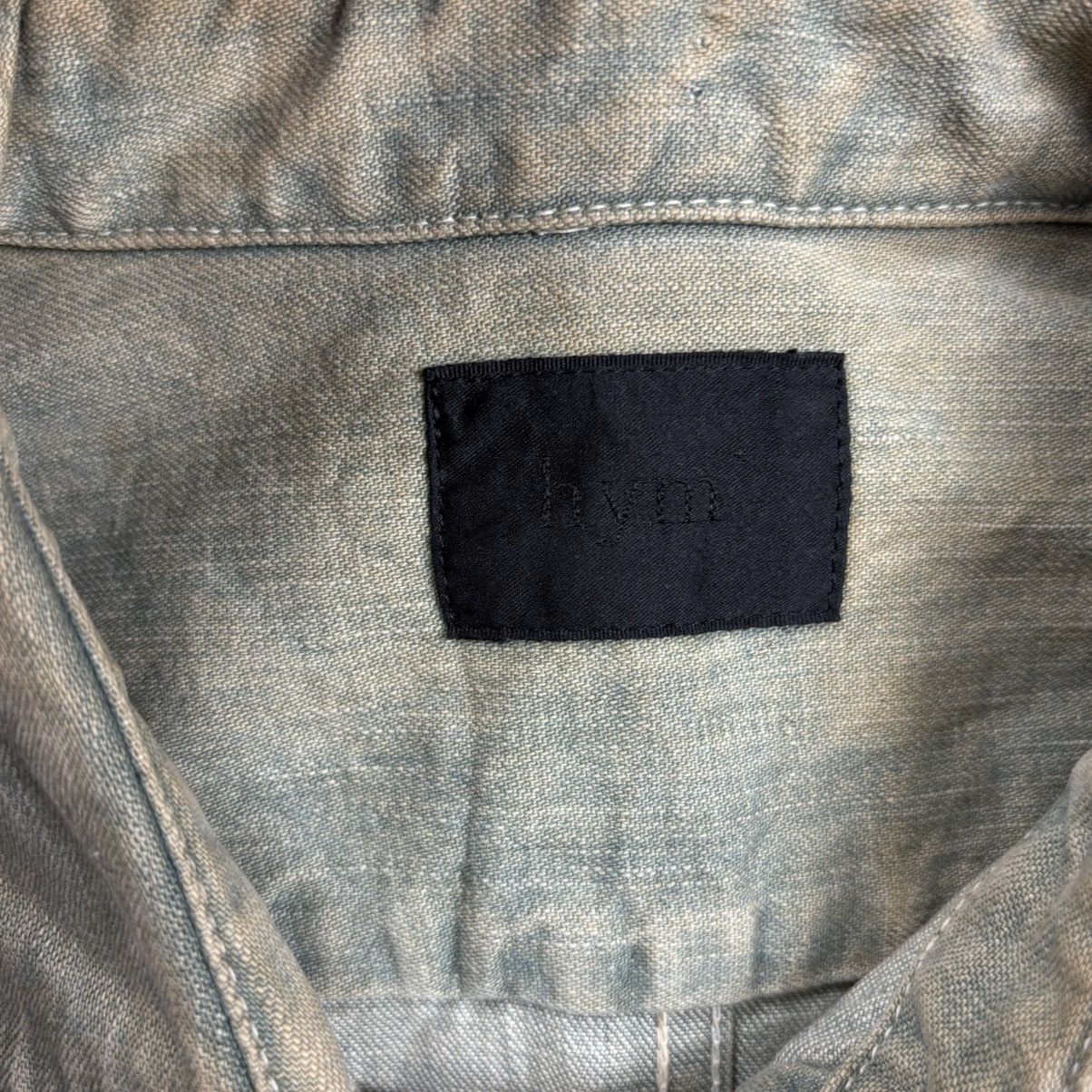 2000s Hym - Mud Wash Hook And Eye Shirt