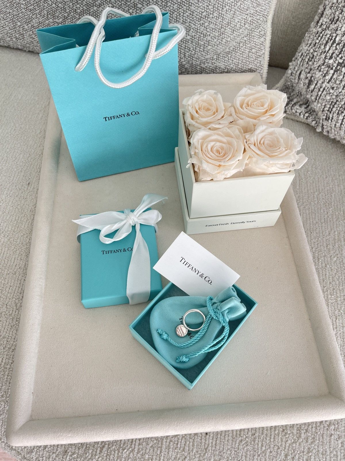 Tiffany & Co. Return To Tiffany Round Charm Ring Silver 5.75 NEW $650 Size ONE SIZE - 7 Thumbnail