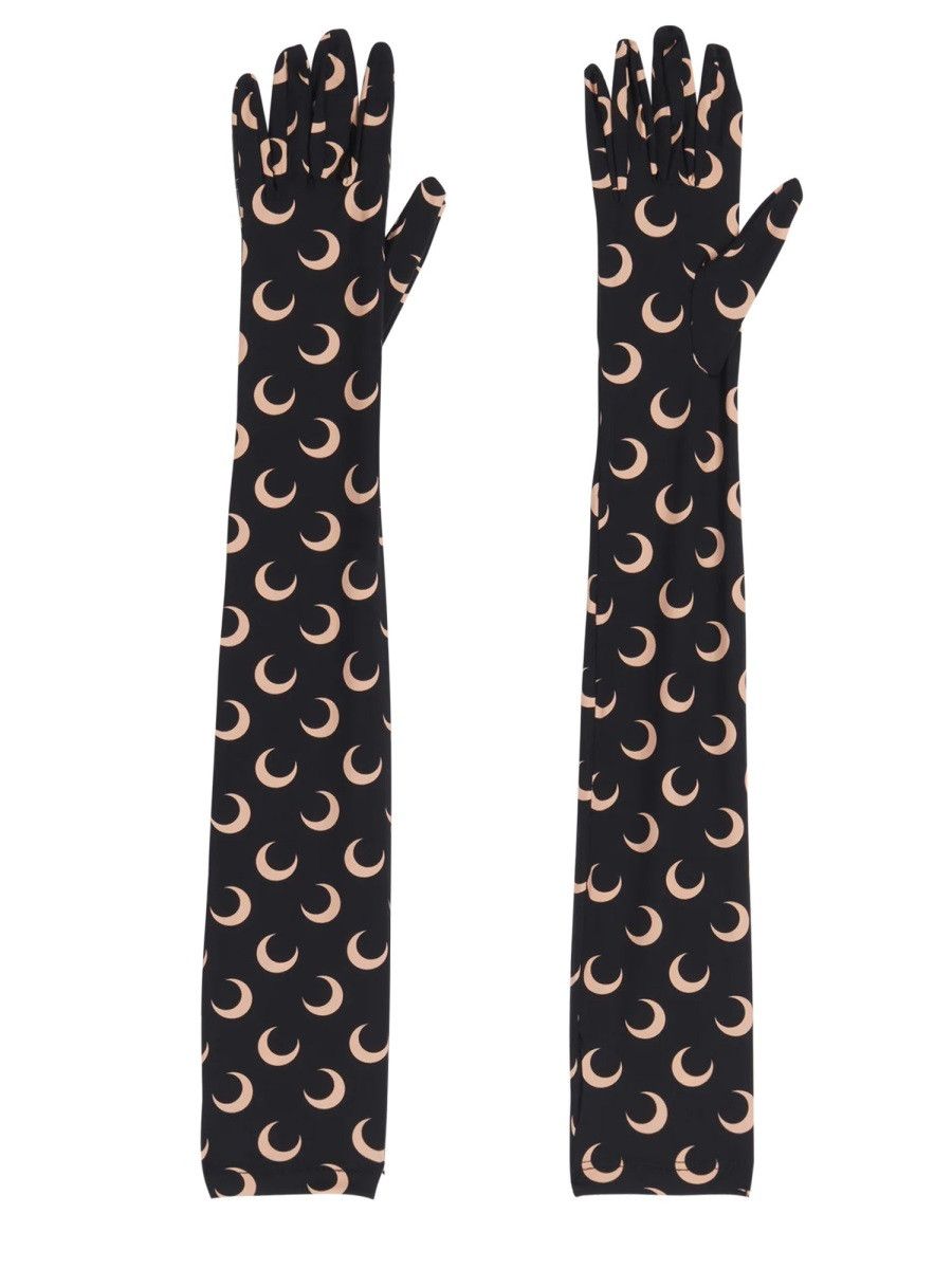 Marine Serre MARINE SERRE GUANTI "MOON" - BLACK Size ONE SIZE - 1 Preview