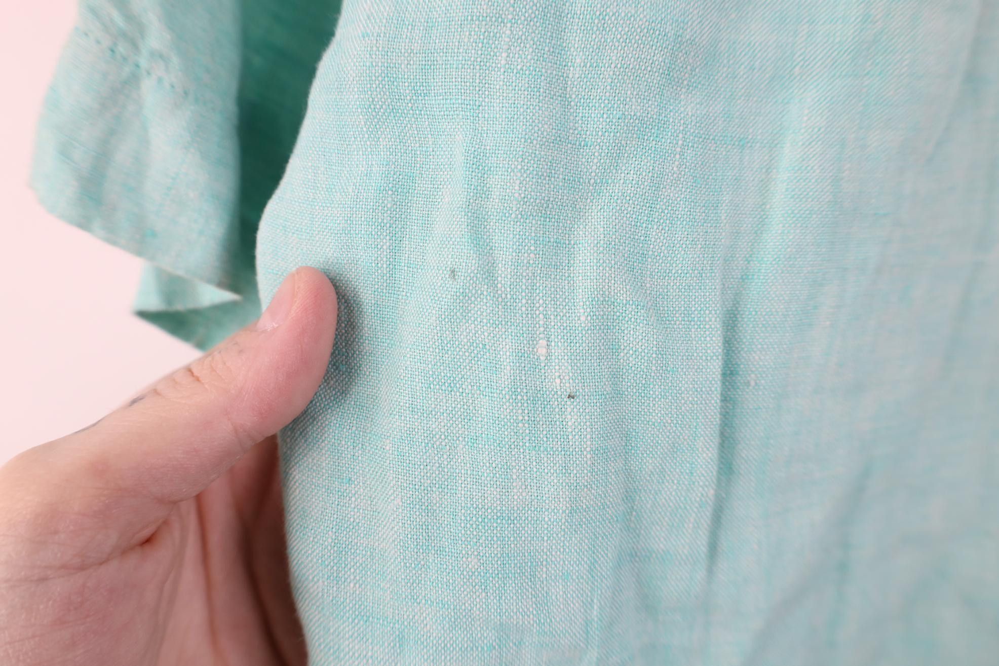 Banana Republic Banana Republic Short Sleeve Collared Button Down Shirt Teal Size US M / EU 48-50 / 2 - 8 Thumbnail