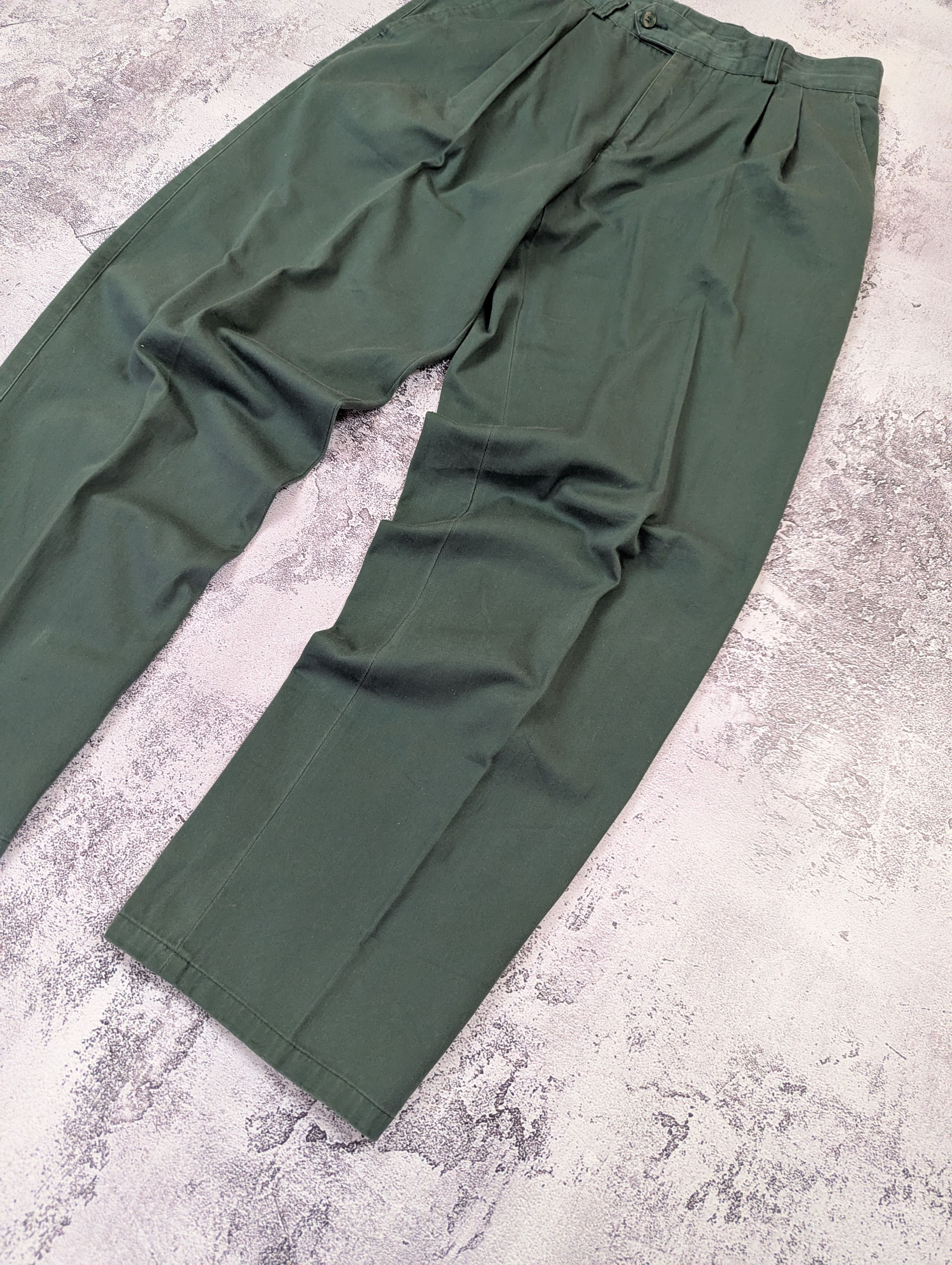 Vintage Vintage French Work Pleated Chino Pants W32 Size US 32 / EU 48 - 6 Thumbnail