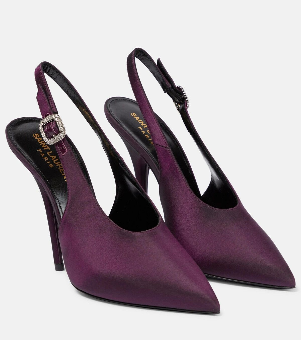 Saint Laurent Paris o1y0126 Pumps in Purple Size US 7 / IT 37 - 1 Thumbnail