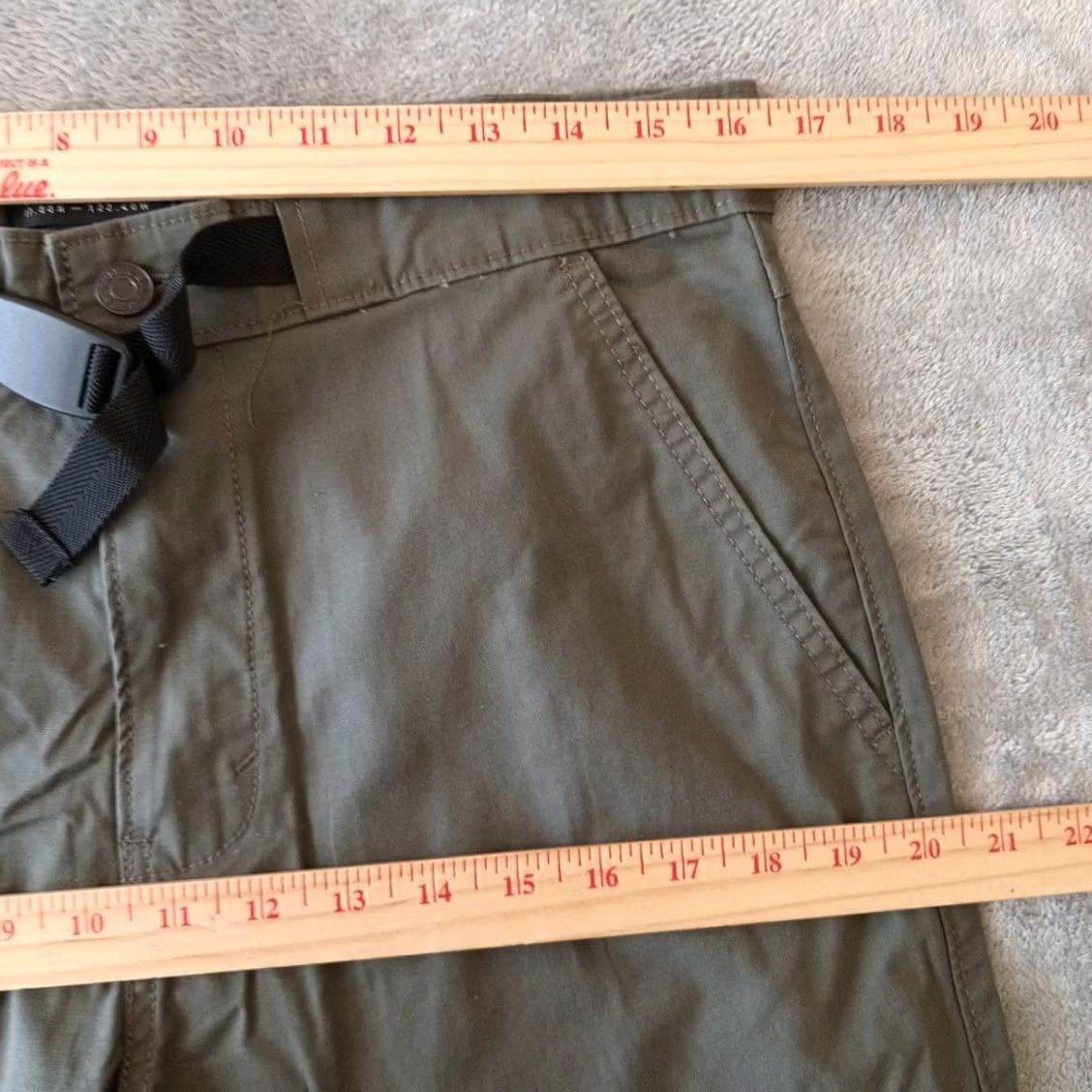 Levi's Levi's Pants Mens Size 32 Green Belted 32x29 Cotton Blend Straight Leg Chino Regular Rise 32 Inseam 29 Belted Front Flat Front Size US 32 / EU 48 - 3 Thumbnail