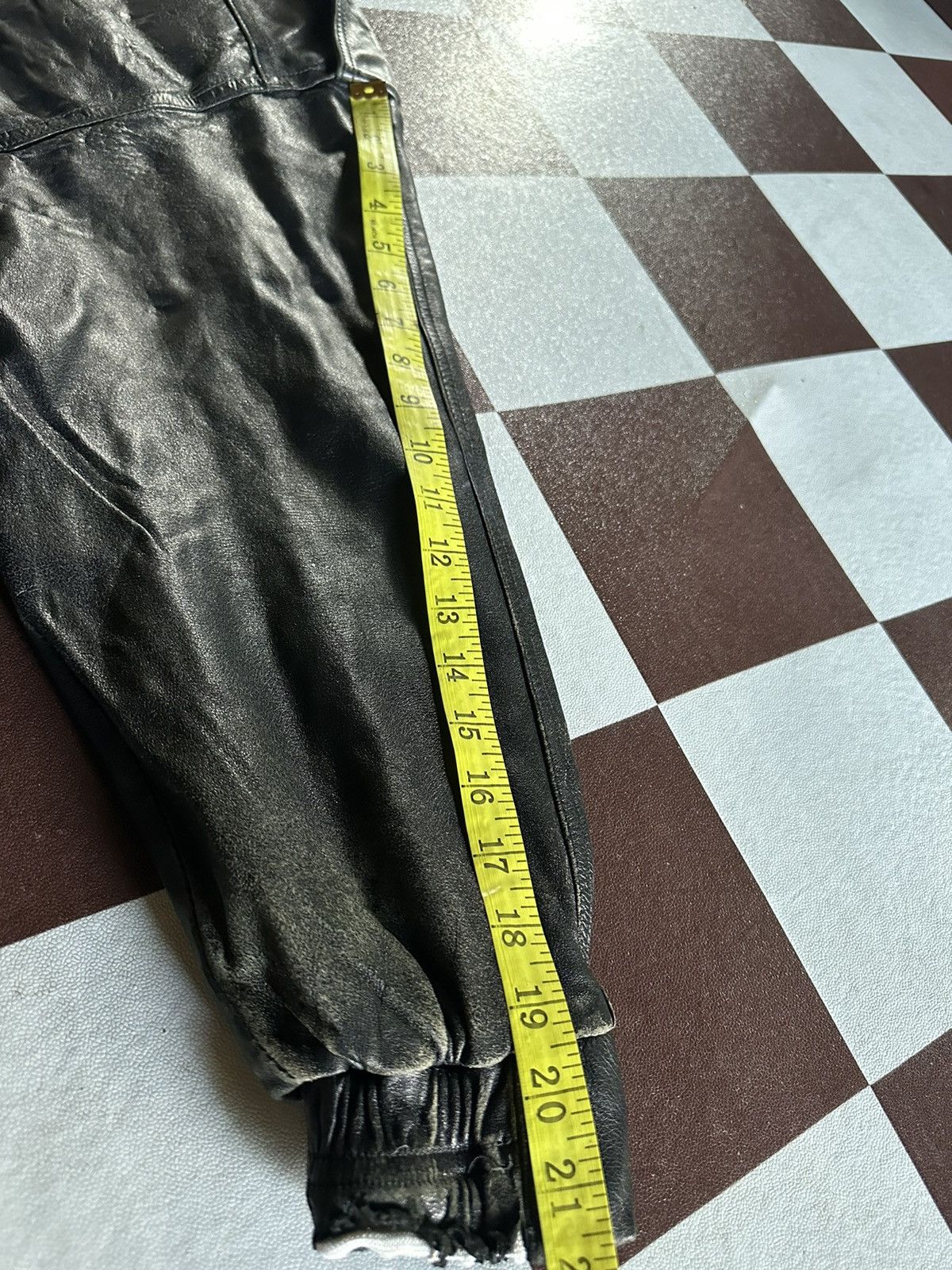 Vintage leather jacket Size US L / EU 52-54 / 3 - 15 Thumbnail