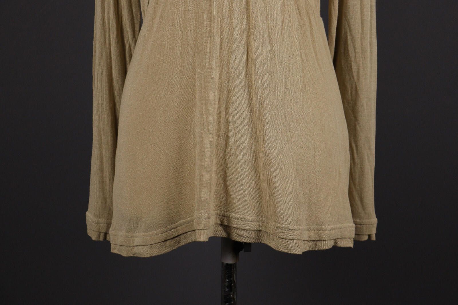 Bottega Veneta Bottega by Elisa Cavaletti Beige A-Line Mini Dress Size L Size L / US 10 / IT 46 - 3 Thumbnail