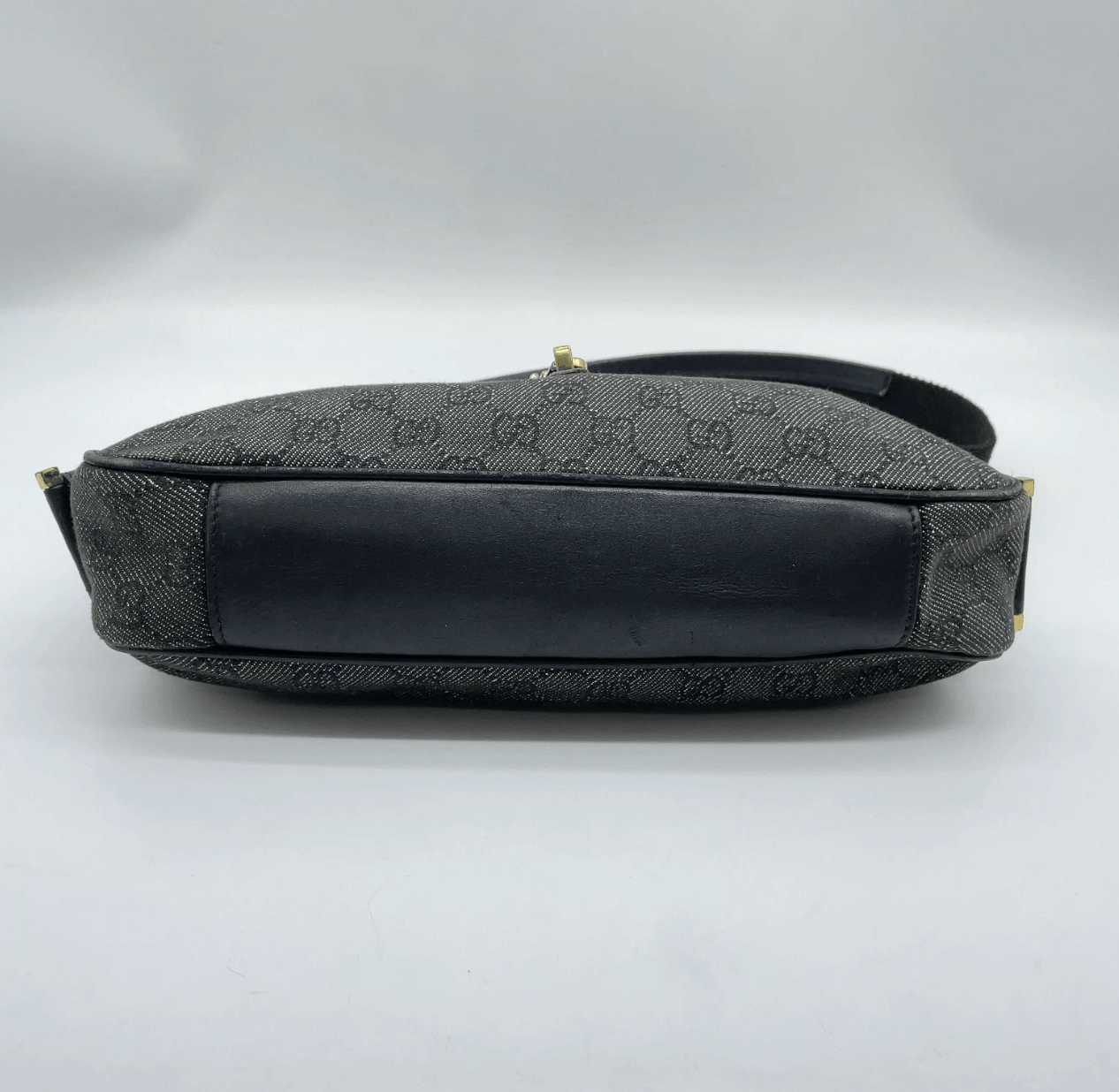 Gucci Gucci Jackie vintage GG denim canvas shoulder bag Size ONE SIZE - 4 Thumbnail