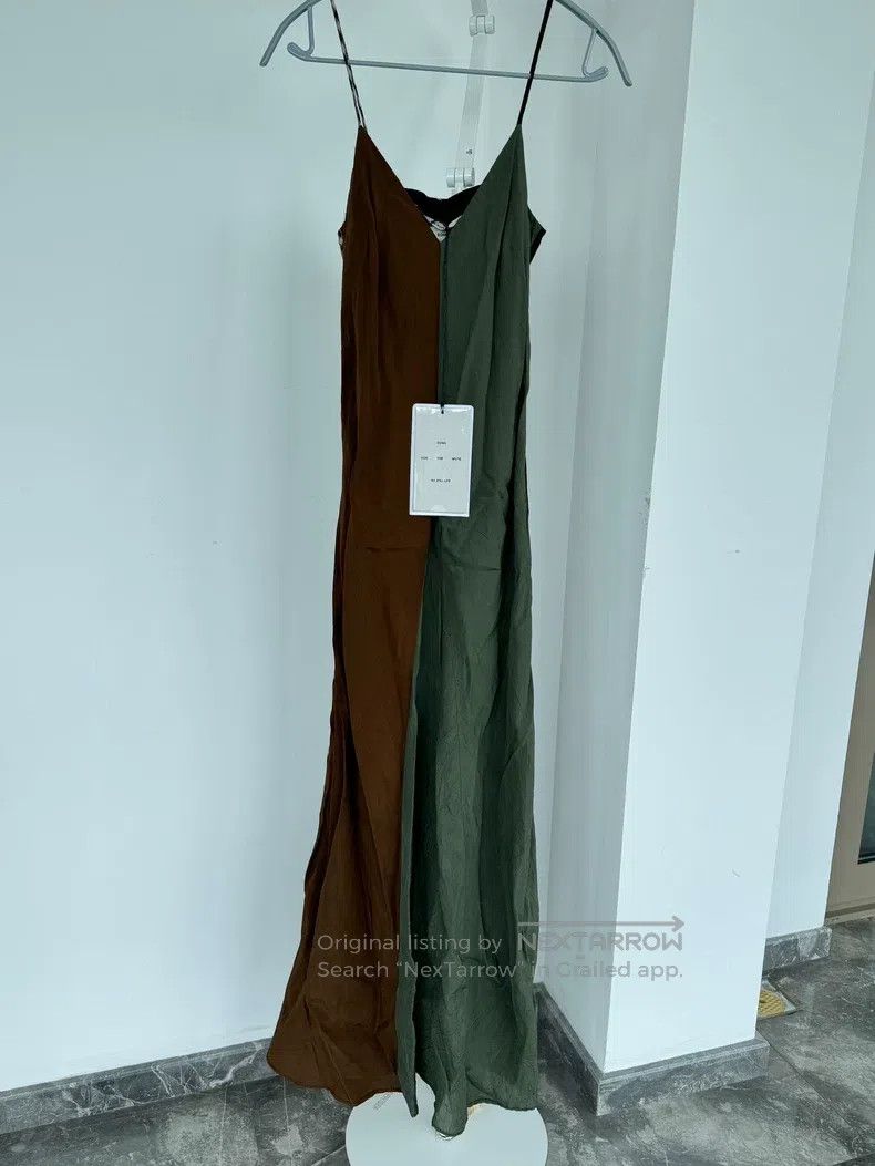 Song For The Mute Song For The Mute Silk camisole long dress with pieced des Size XS / US 0-2 / IT 36-38 - 1 Thumbnail