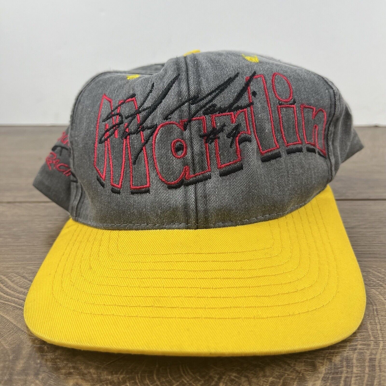 Other Sterling Martin Hat NASCAR Racing Gray Hat Adjustable Gray A Size ONE SIZE - 4 Thumbnail