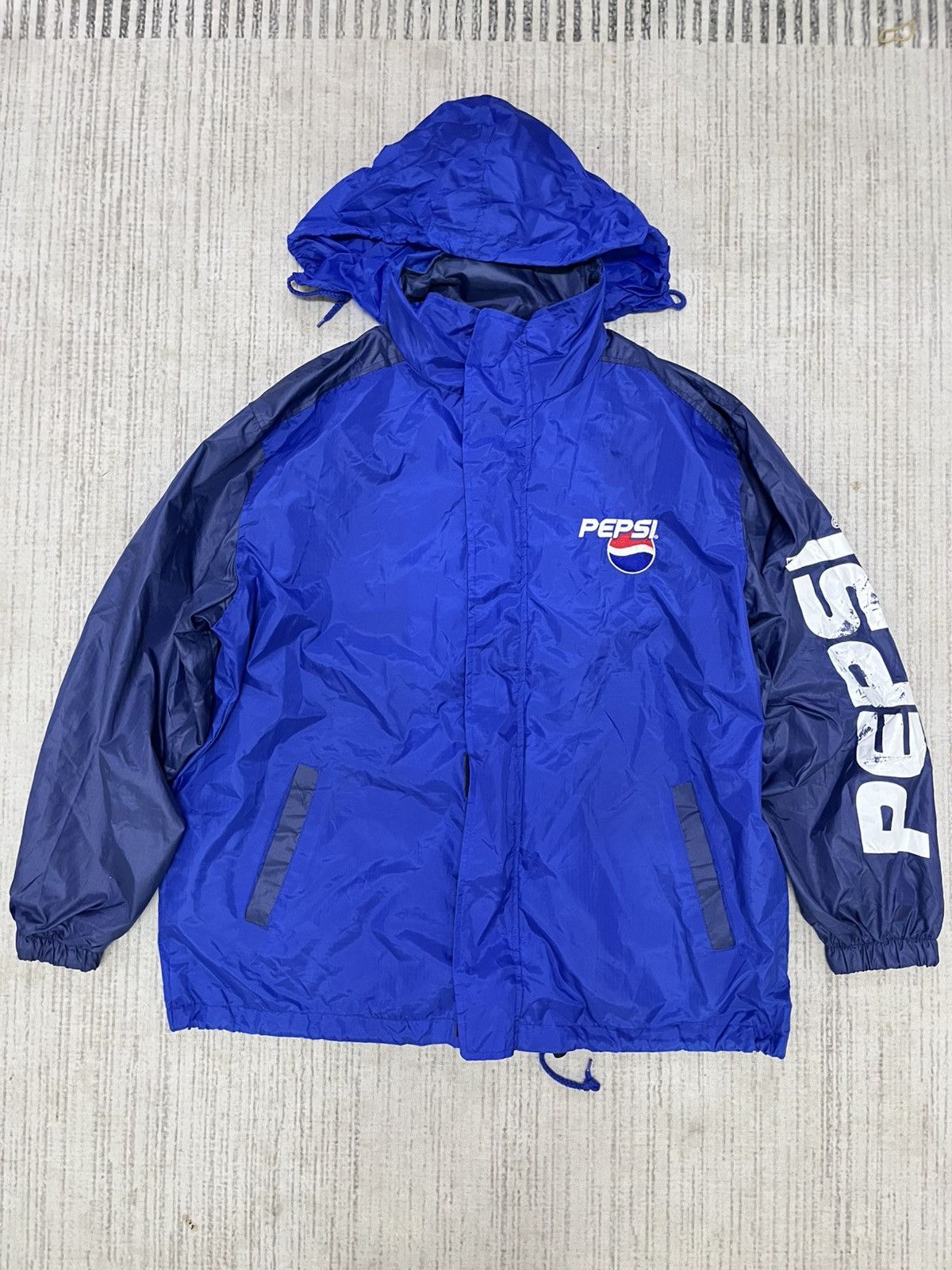 Pepsi Vintage 90s pepsi windbreaker jacket Size US M / EU 48-50 / 2 - 1 Thumbnail