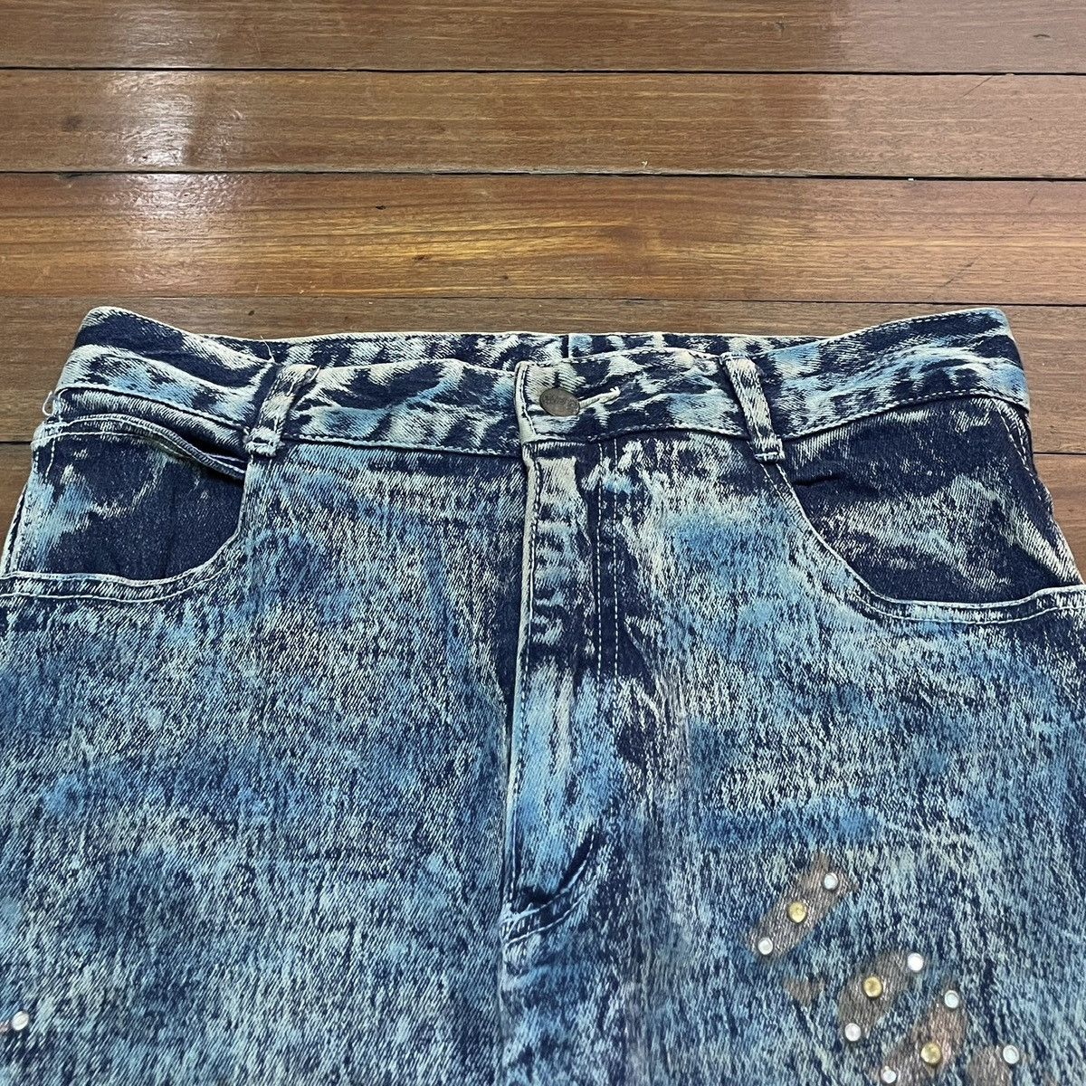 Vintage Very Rare Vintage Brand Gazoz Made Usa Snow Wash Jeans 2000s Size US 31 - 3 Thumbnail