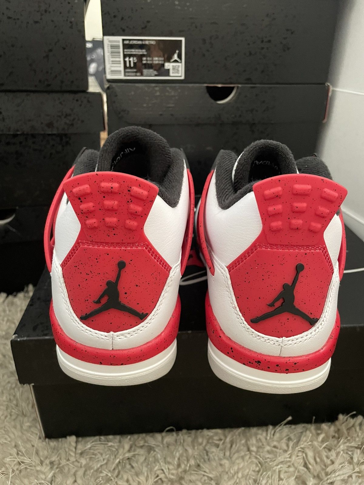 Jordan Brand Jordan 4 Red Cement Size US 5.5 / EU 38 - 6 Thumbnail