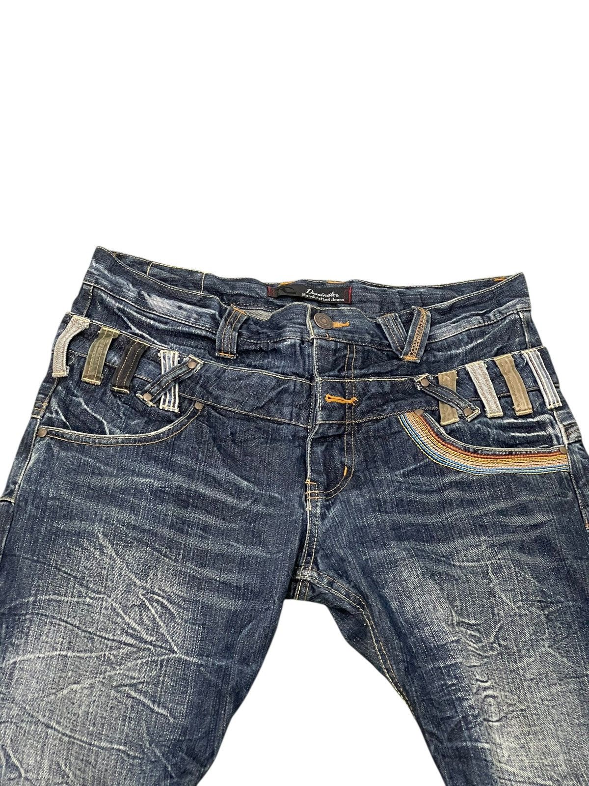 Japanese Brand Double Waist Jeans Dominate Dior Chrome hearts erd 2🟦7 Size US 32 / EU 48 - 13 Thumbnail