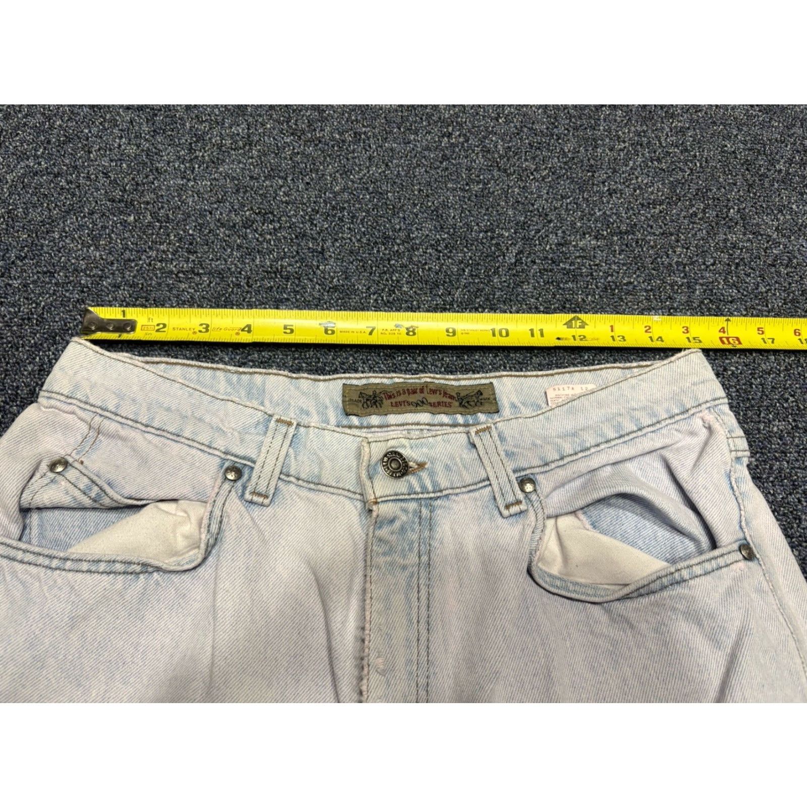 Levi's VINTAGE Levi’s 900 Jeans Womens 14 Jeans Slim Mom 90s Light Blue Denim P2 Size 36" / US 14 / IT 50 - 4 Thumbnail