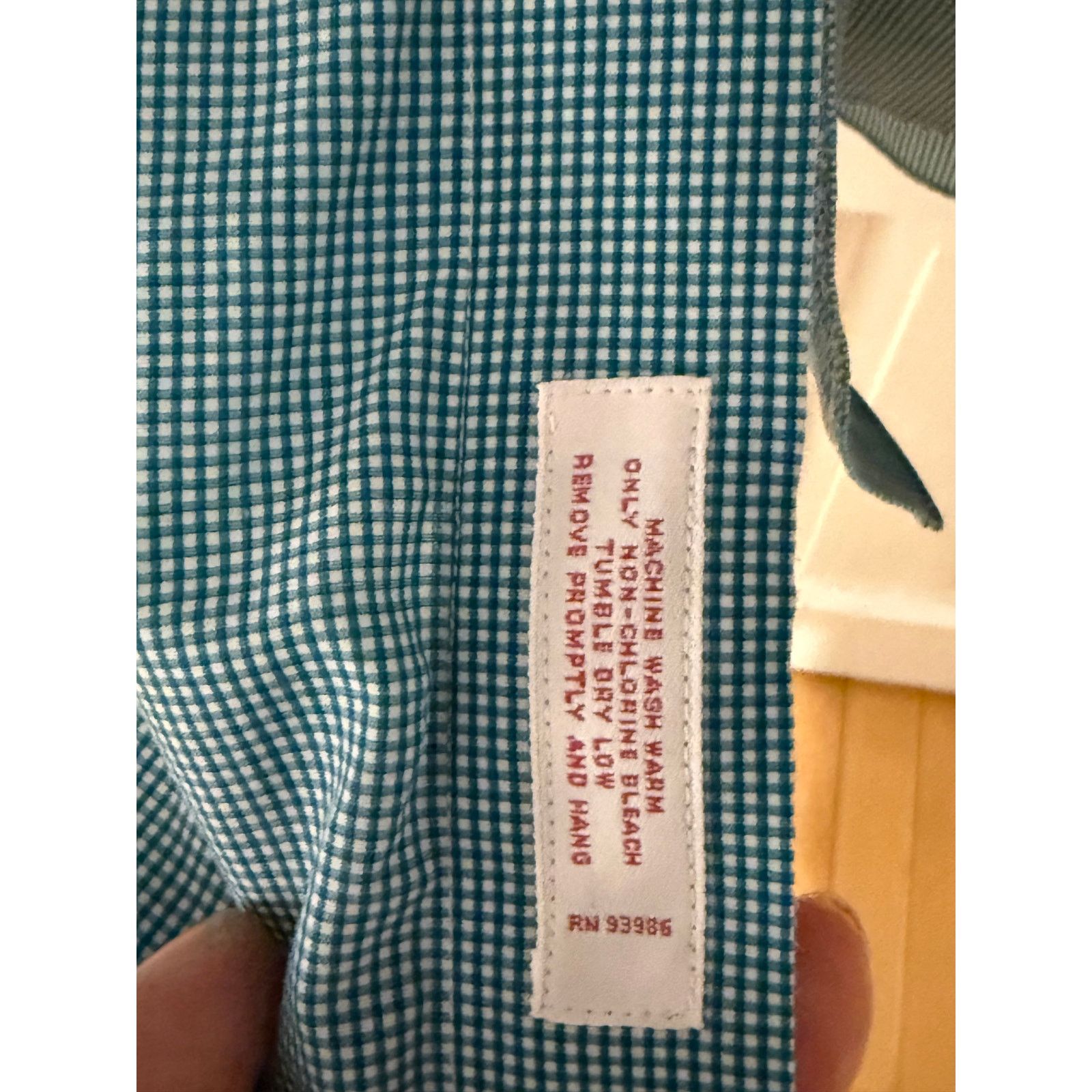 Brooks Brothers Brooks Brothers Blue Patterned Button-Up Shirt 16 1/2 - 34 Size US M / EU 48-50 / 2 - 6 Thumbnail