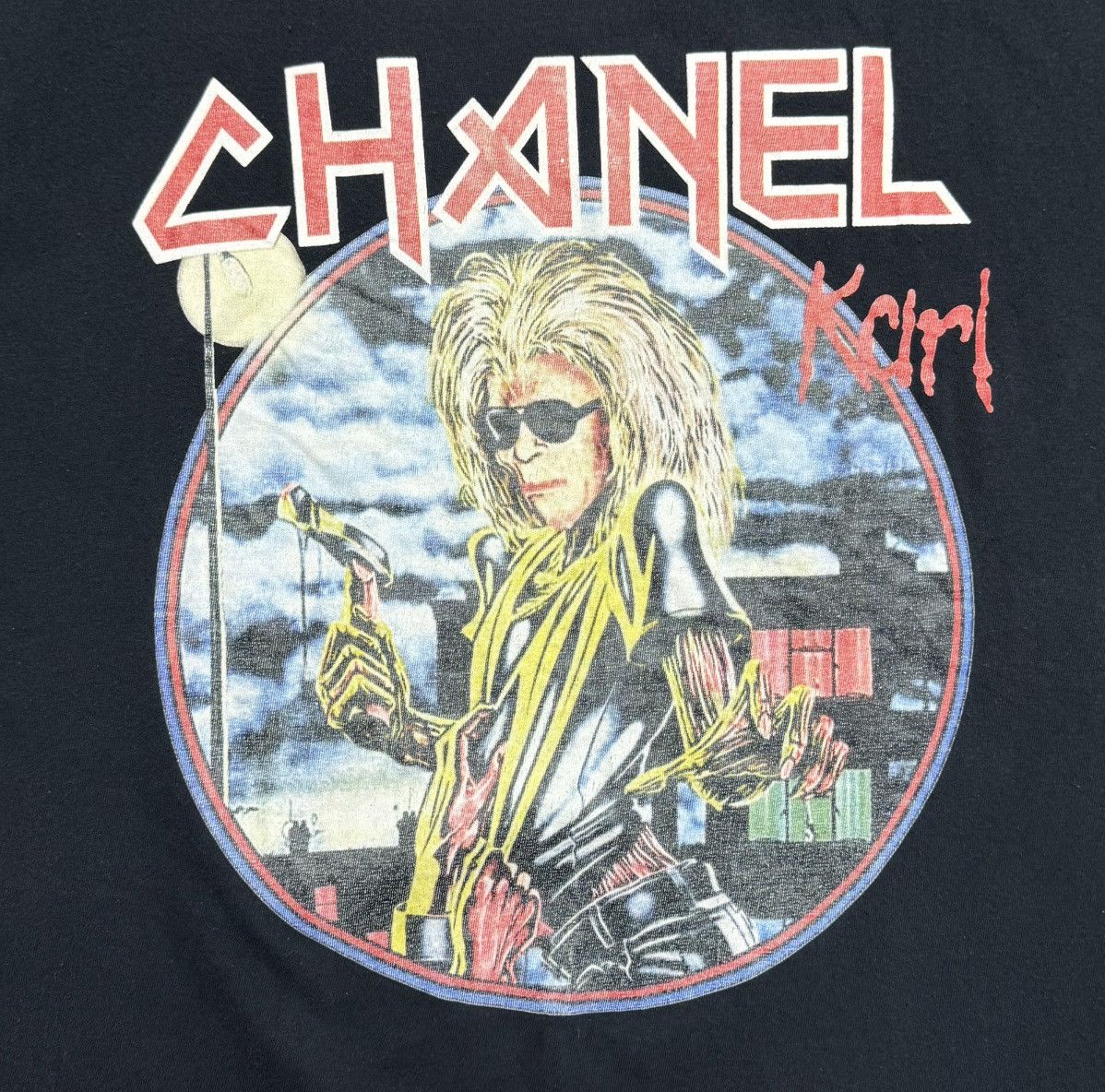 Other Chanel Karl Lagerfeld Iron Maiden World Tour T-Shirt Size US XXL / EU 58 / 5 - 5 Thumbnail