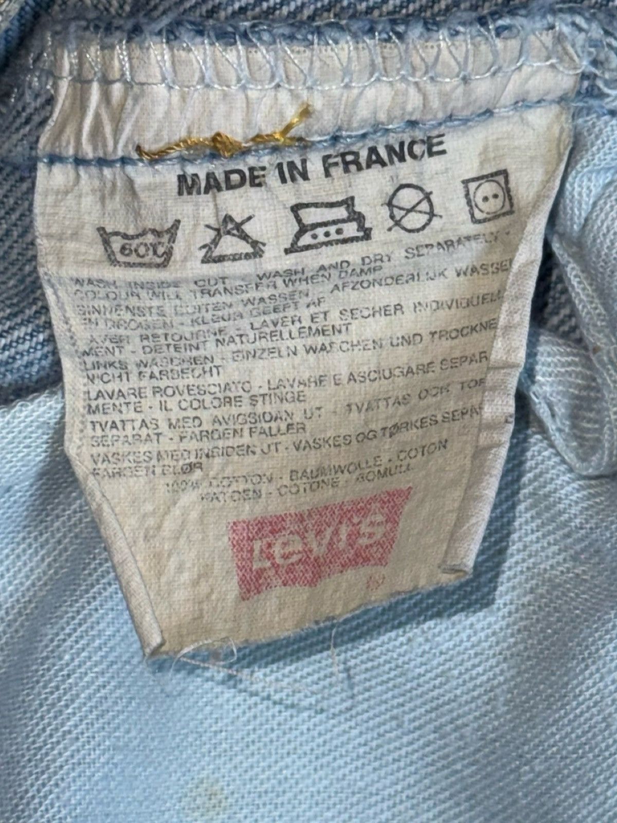 Levi's Vintage Clothing Levi’s 801 Vintage 1986 Jeans Made in France W30 L32 Size US 32 / EU 48 - 15 Thumbnail