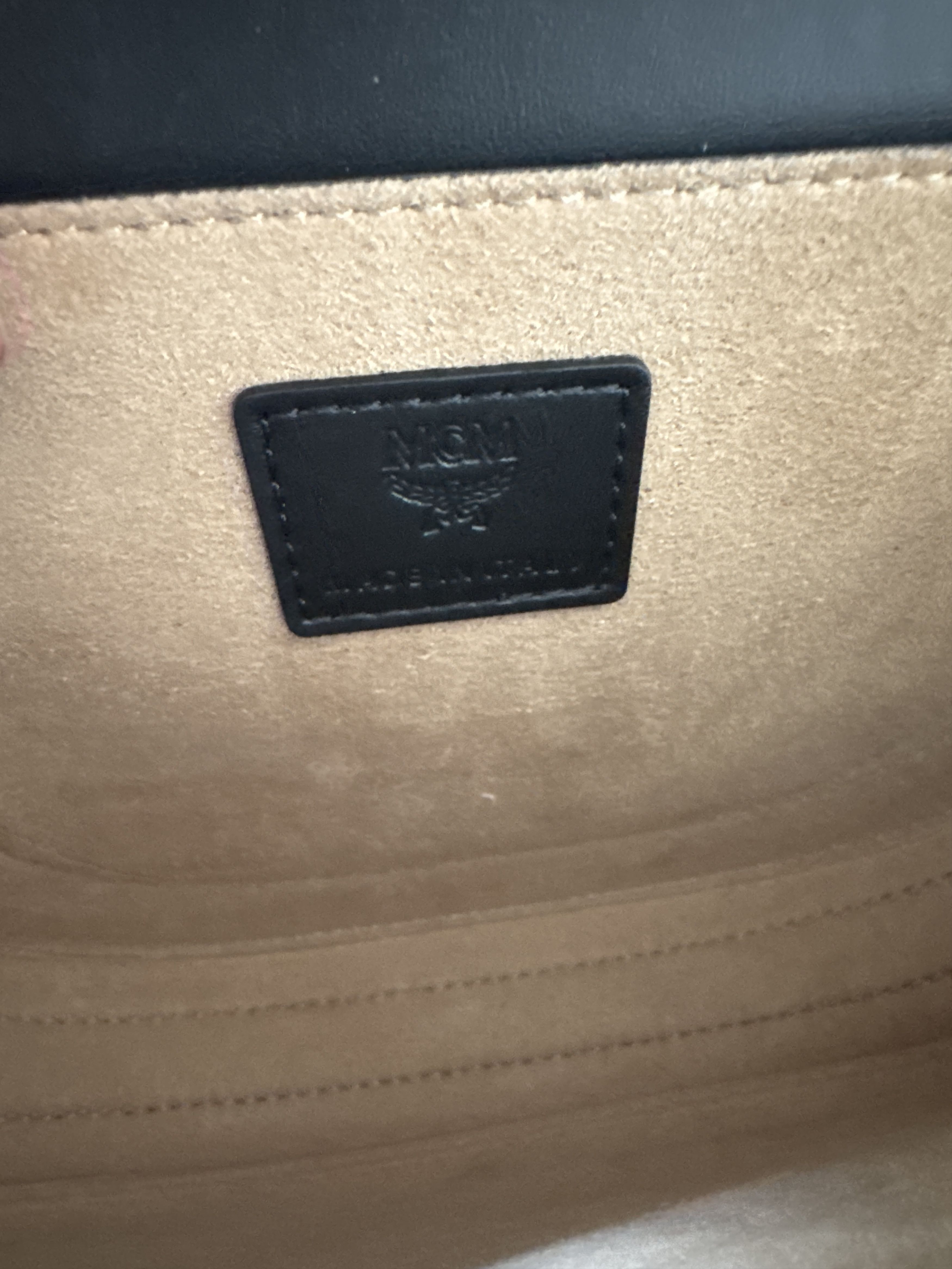 MCM MCM Tracy Shoulder Bag - Black Leather with Gold Logo - NEW Size ONE SIZE - 8 Thumbnail