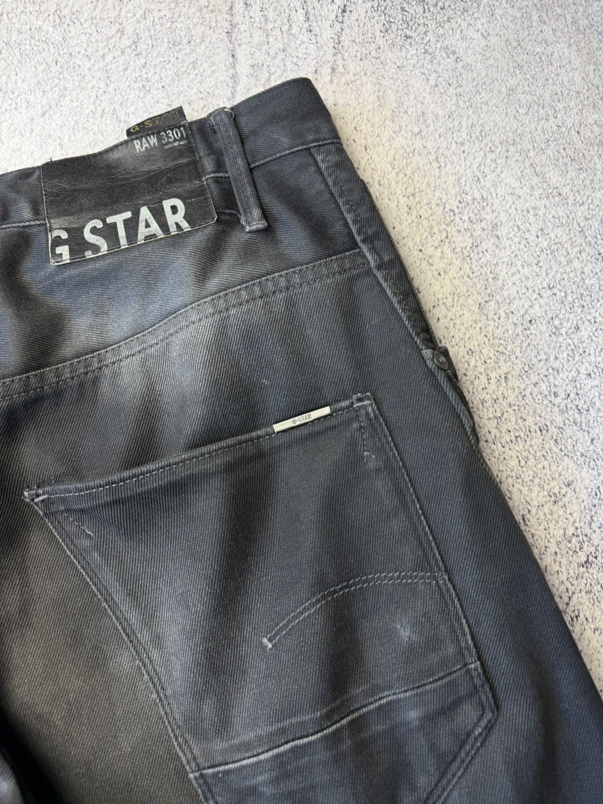 G-Star Rare Vintage G-Star Raw 3D Slim Pants 90's Y2K Size US 33 - 15 Thumbnail