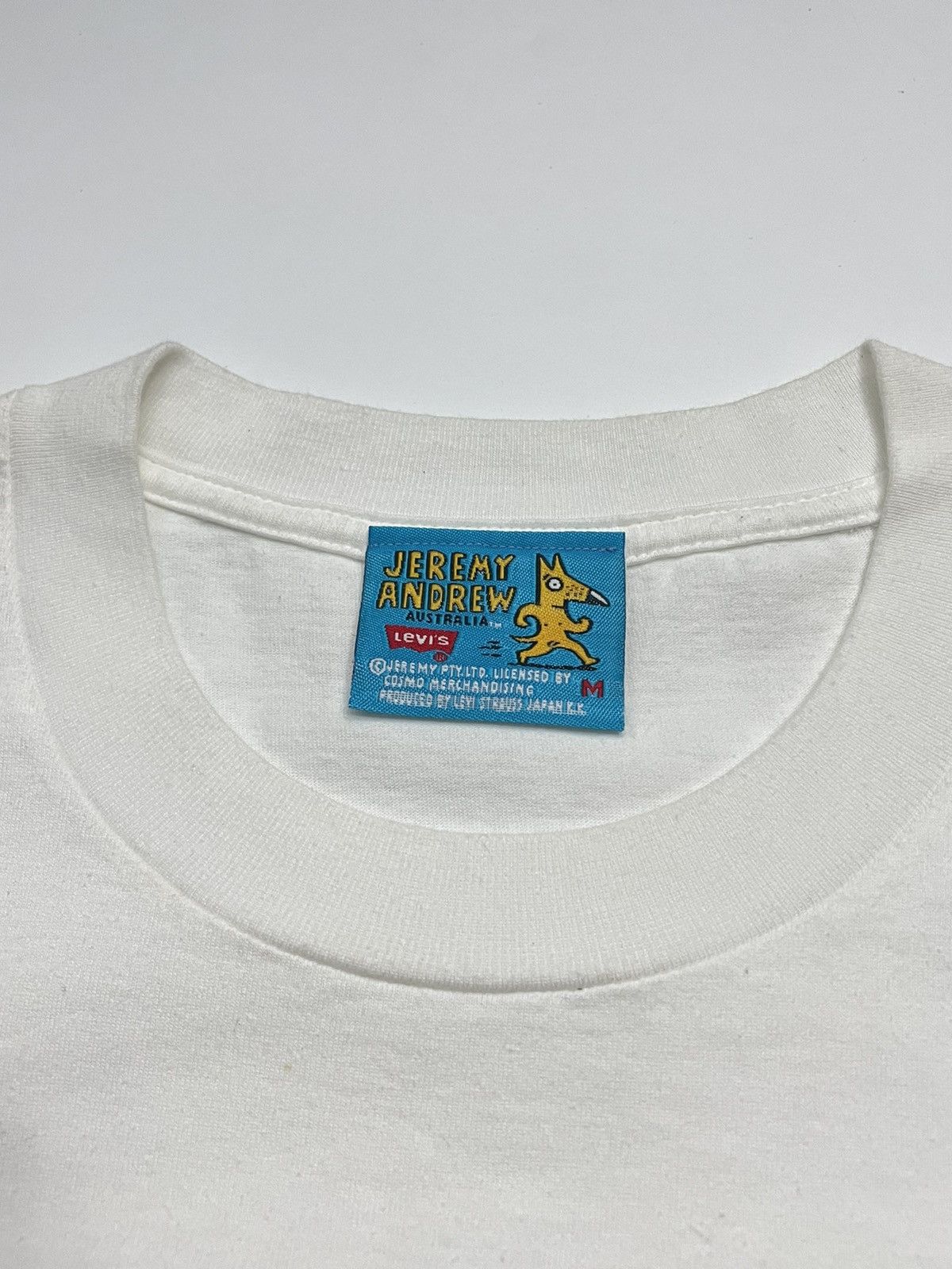 Levi's Vintage Levi’s x Jeremy Andrew Art Brand Jean T-shirt 90s Size US M / EU 48-50 / 2 - 2 Thumbnail