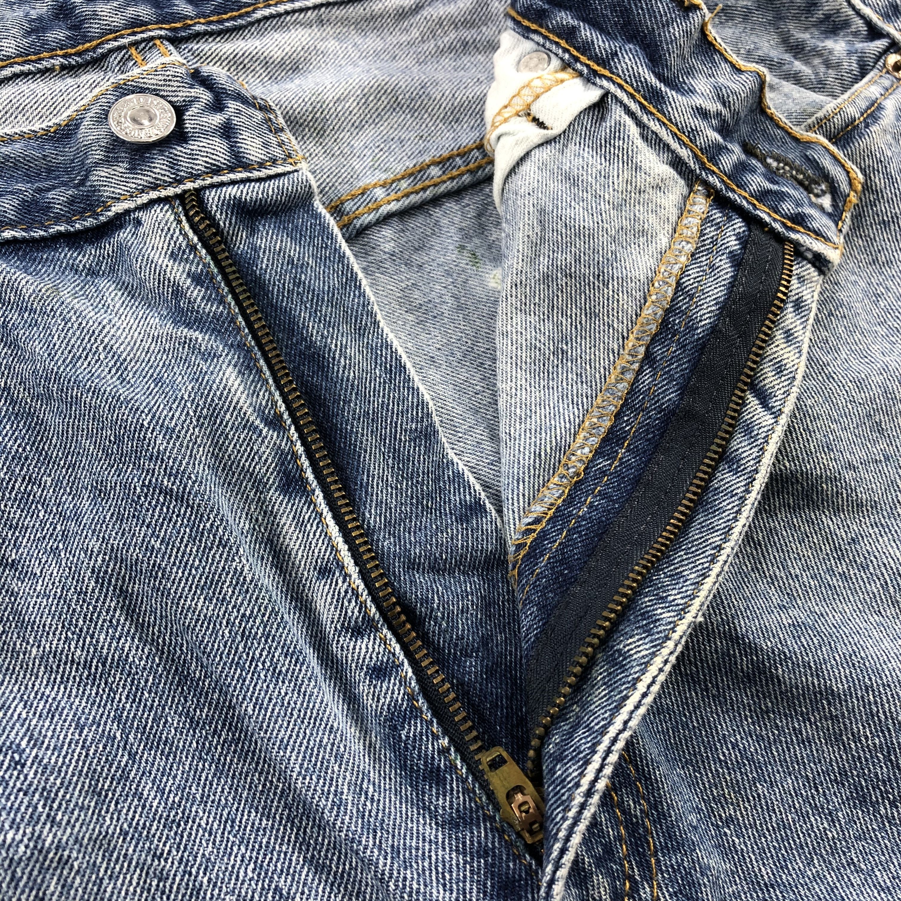 Levi's Vintage Blue Washed Levis 550 Jeans-J935 Size US 38 / EU 54 - 7 Thumbnail