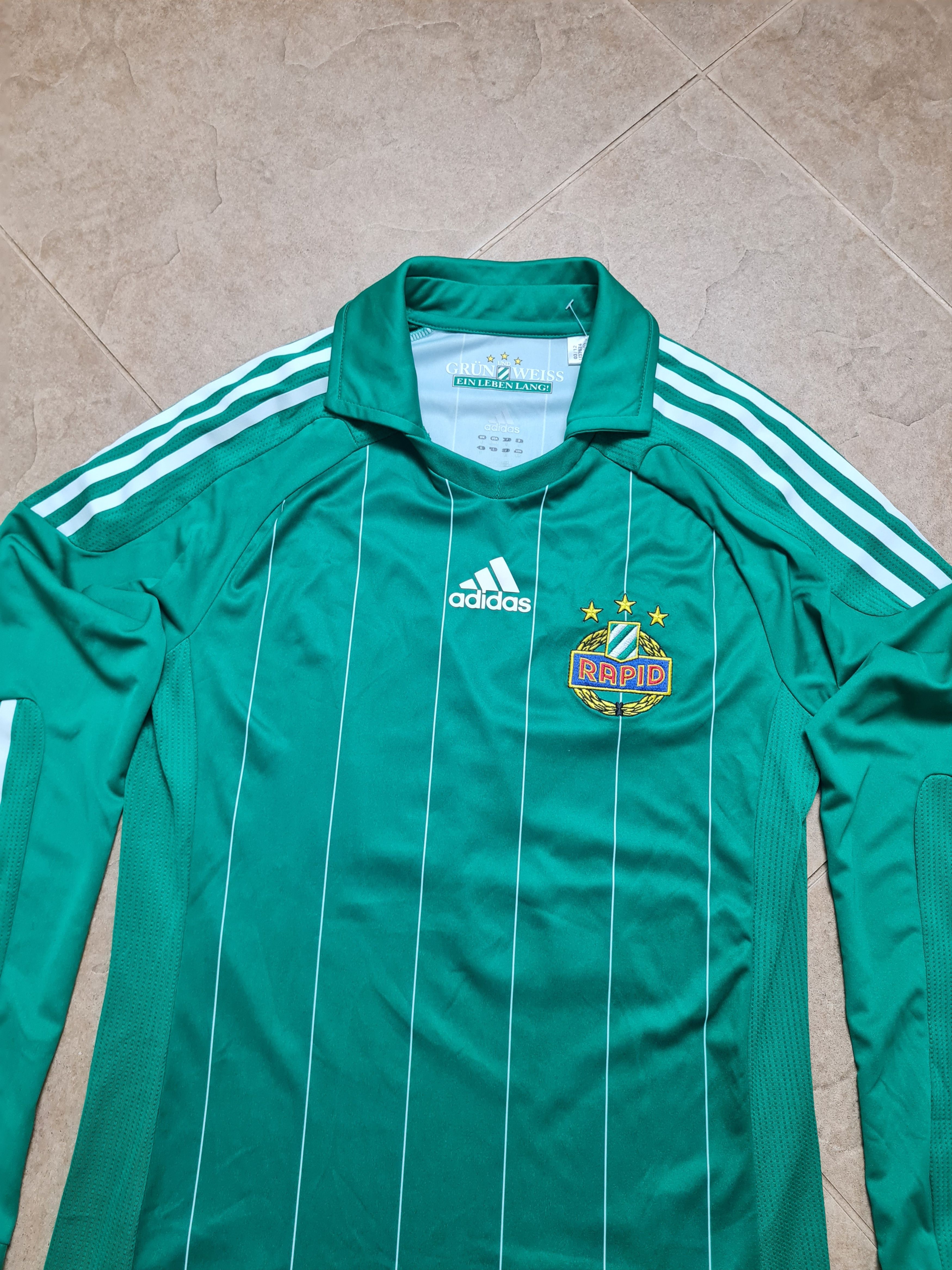 Adidas Adidas SK Rapid Wien Home Football Shirt SABITZER #24 Size US S / EU 44-46 / 1 - 5 Thumbnail