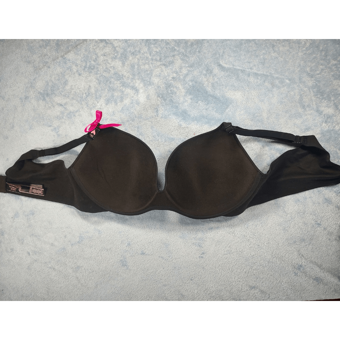 Japanese Brand VICTORIA'S SECRET Perfect Shape Multi-Way Black Bra 38C New Size ONE SIZE - 6 Thumbnail