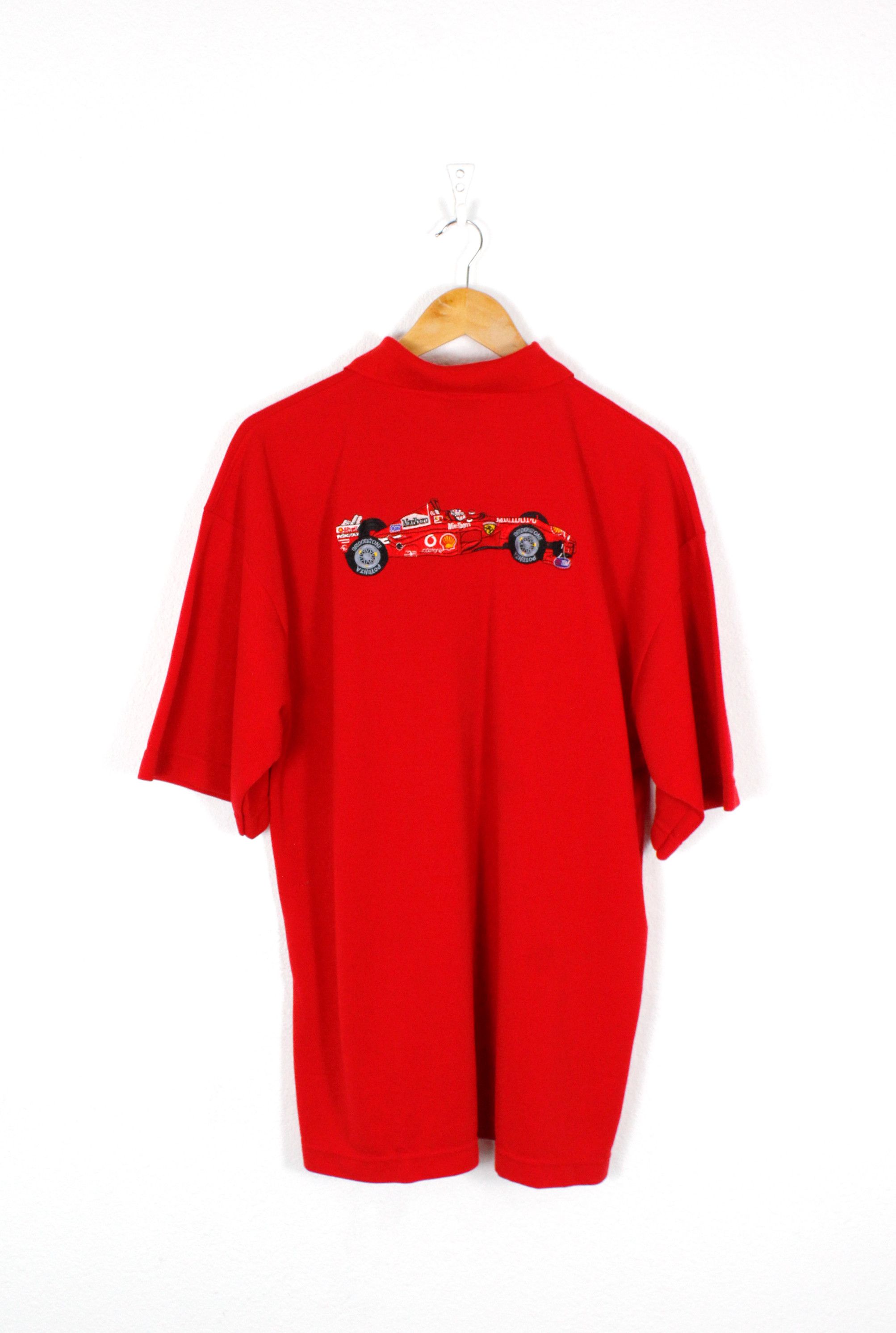 Ferrari × Vintage Vintage Ferrari Racing Polo Shirt 90s Size US XXL / EU 58 / 5 - 4 Thumbnail