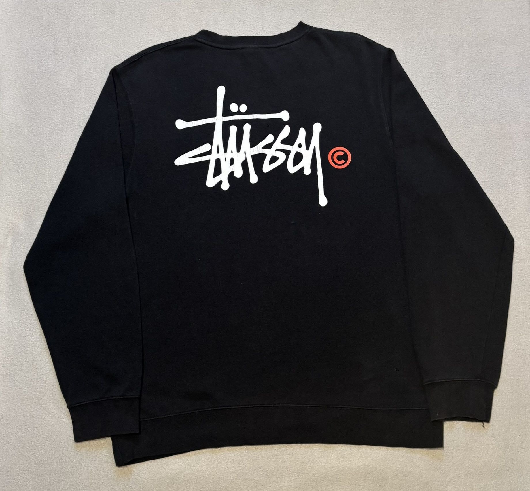 Stussy Stussy Basic Crew sweatshirt size XL Size US XL / EU 56 / 4 - 8 Thumbnail