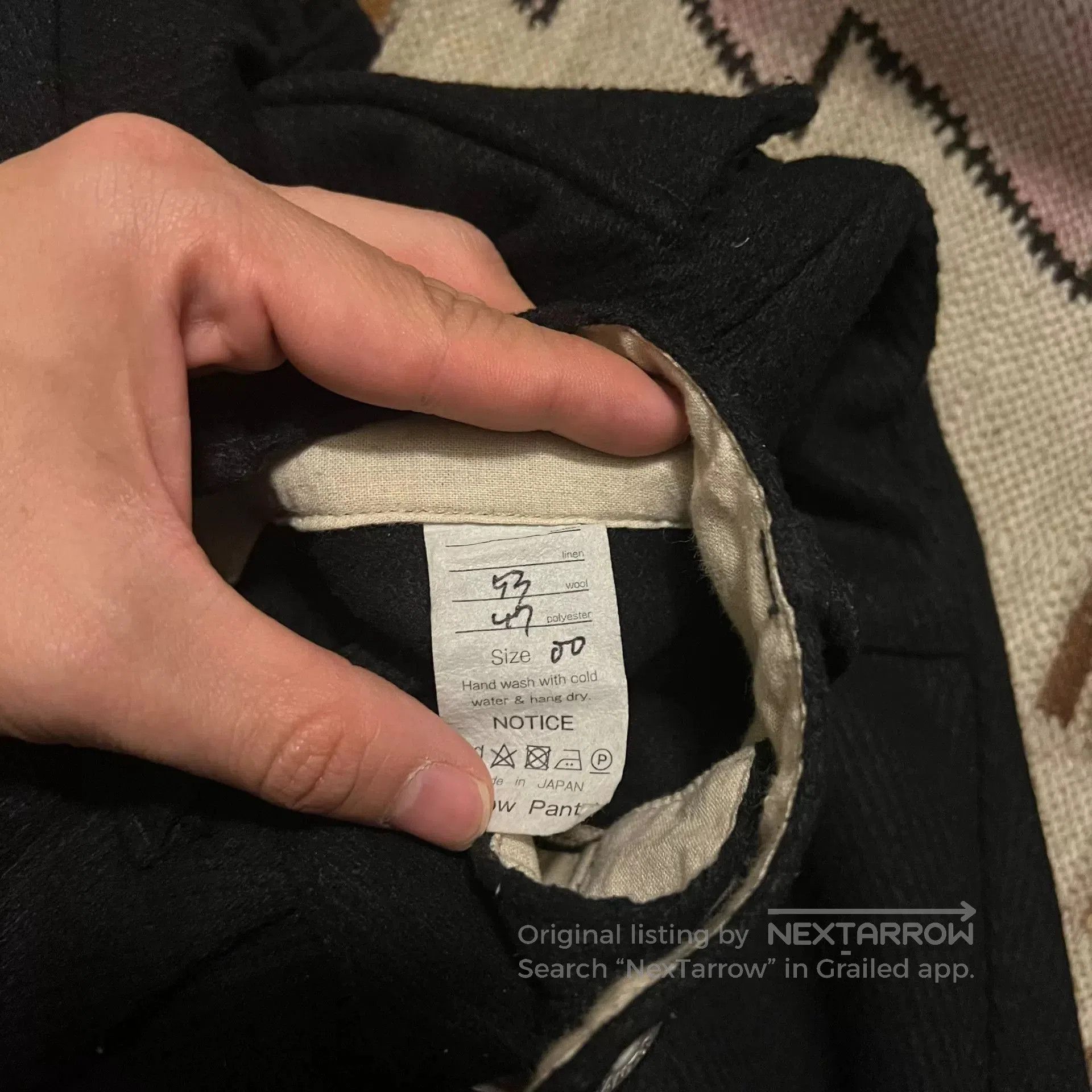 Vintage Black Willow Pants for Stylish Outfits. Size US 32 / EU 48 - 6 Thumbnail