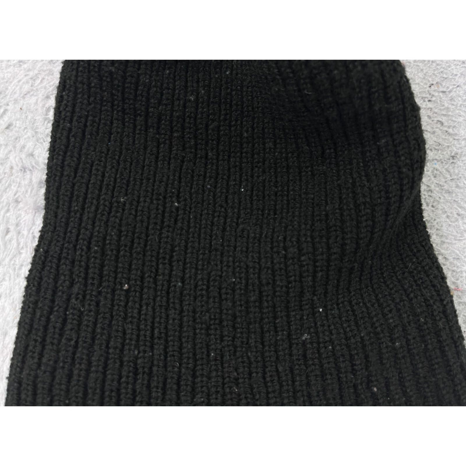 Vintage Black Knit Beanie Toque Adjustable One Size Unisex Outdoor Ski Hat Size ONE SIZE - 2 Thumbnail