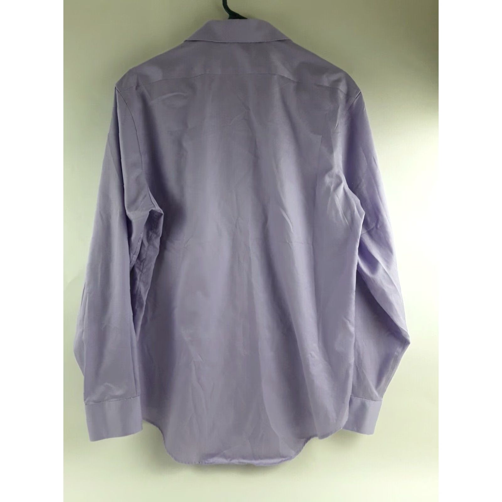 Calvin Klein Calvin Klein Shirt Dress Shirt Slim Fit Non-Iron Button-Down 16 34/35 Light Purple Men Size US L / EU 52-54 / 3 - 2 Thumbnail